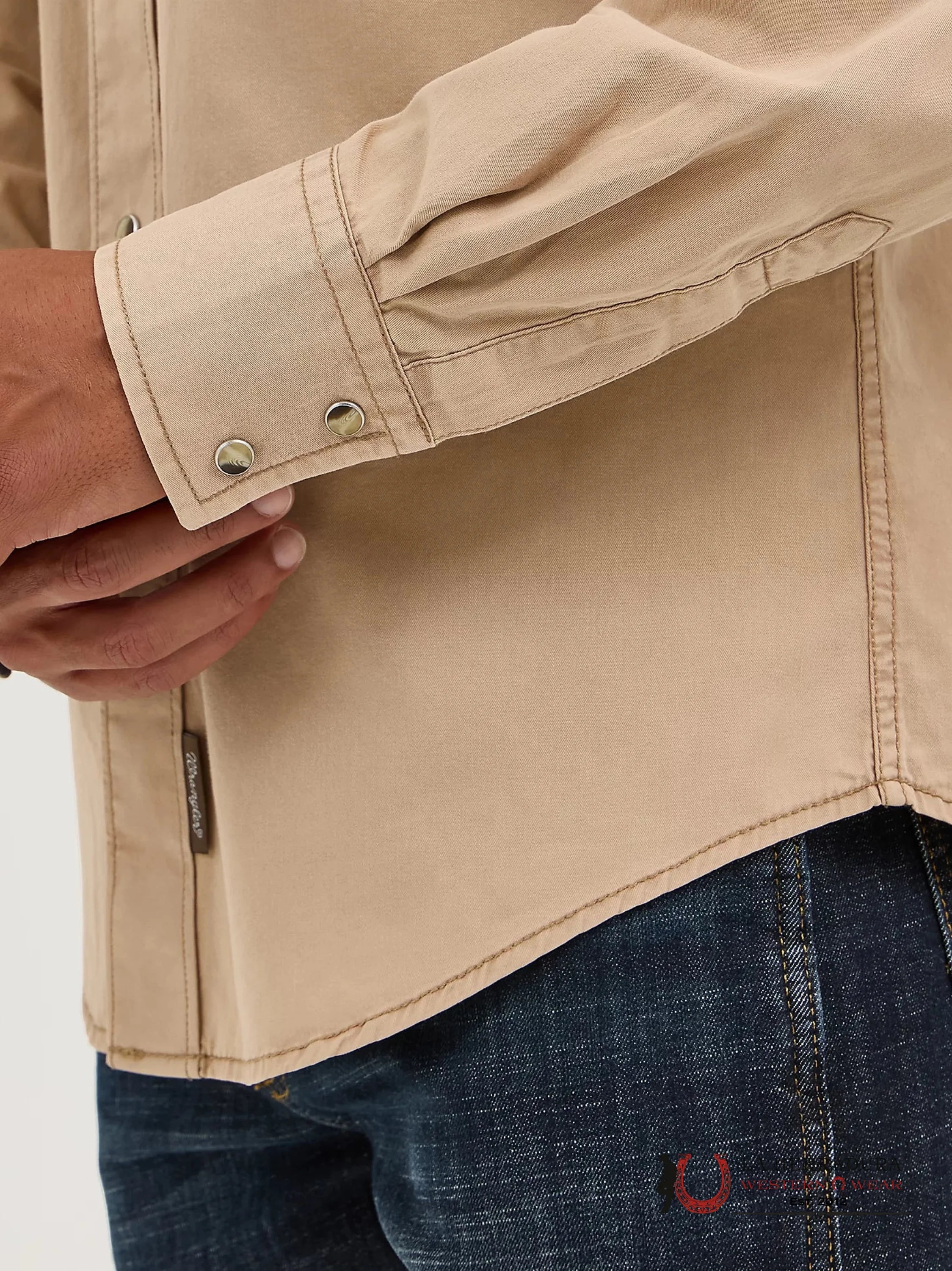 WRANGLER SHIRT RETRO BROWN LONG SLEEVE 9916 ROPA HOMBRES