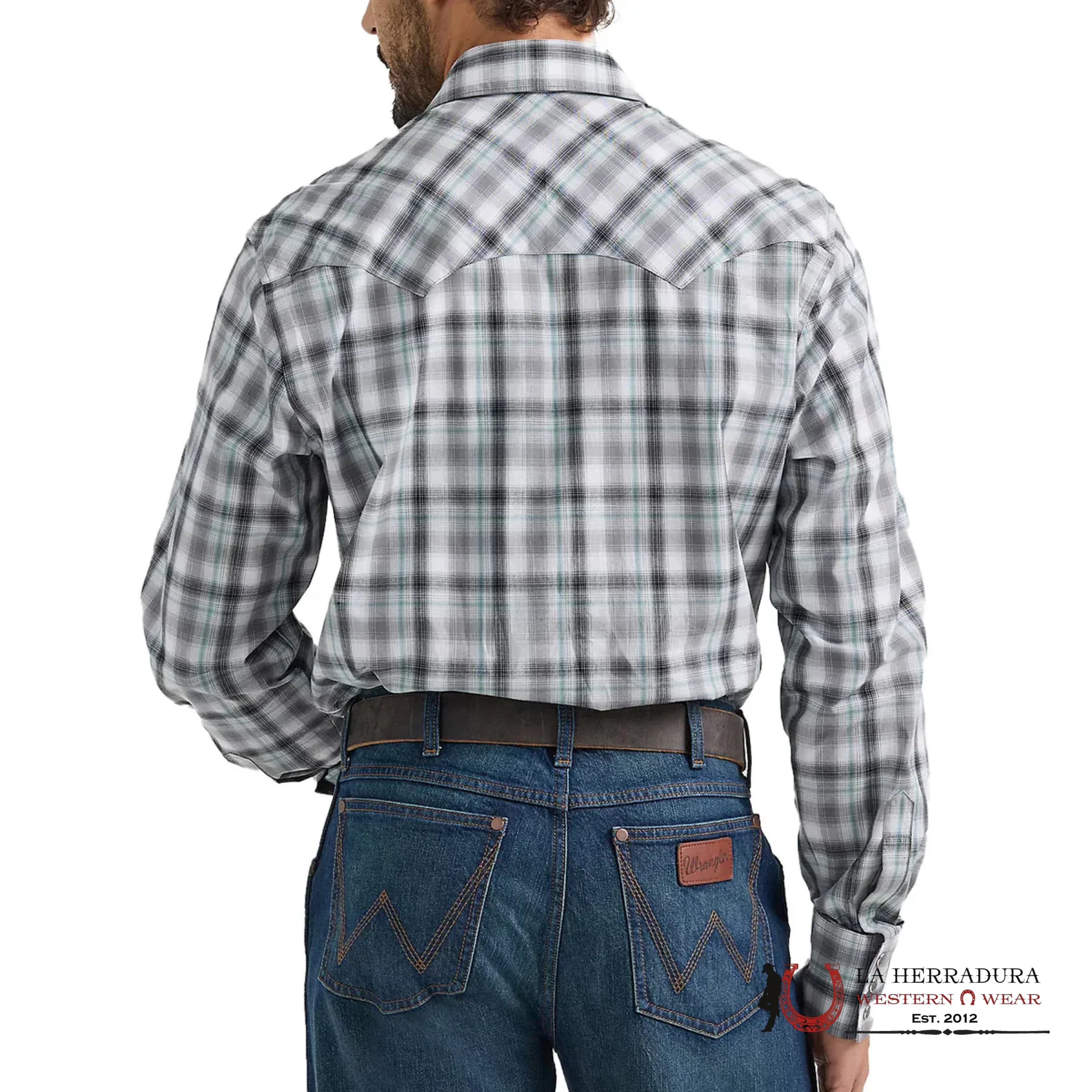 WRANGLER SHIRT RETRO LONG SLEEVE GRAY 9585 ROPA HOMBRES