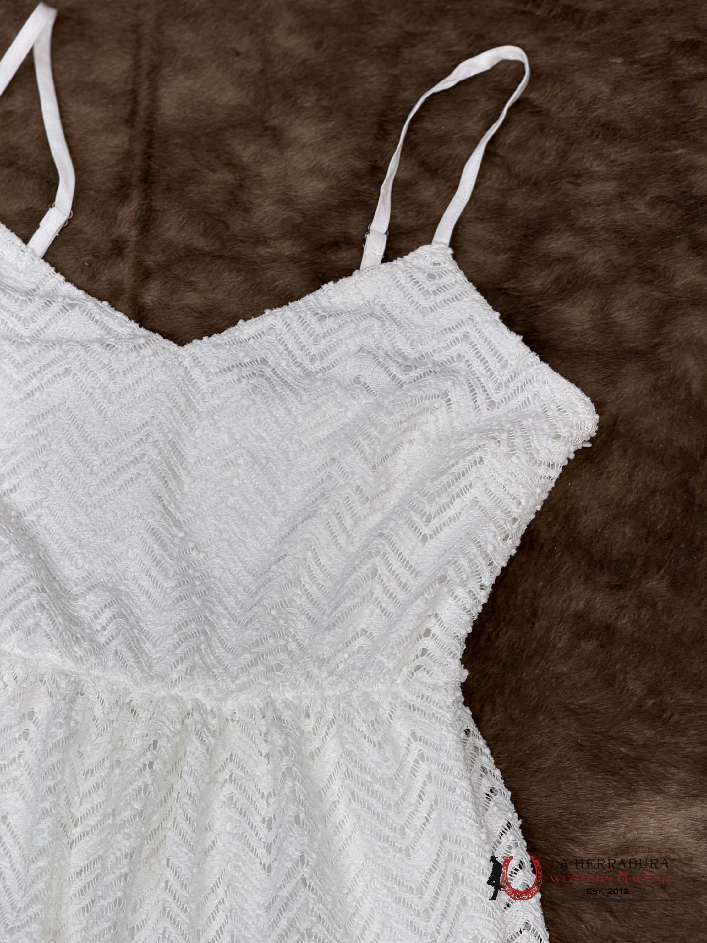 WRANGLER Tank White Dress - 5086 ROPA MUJERES