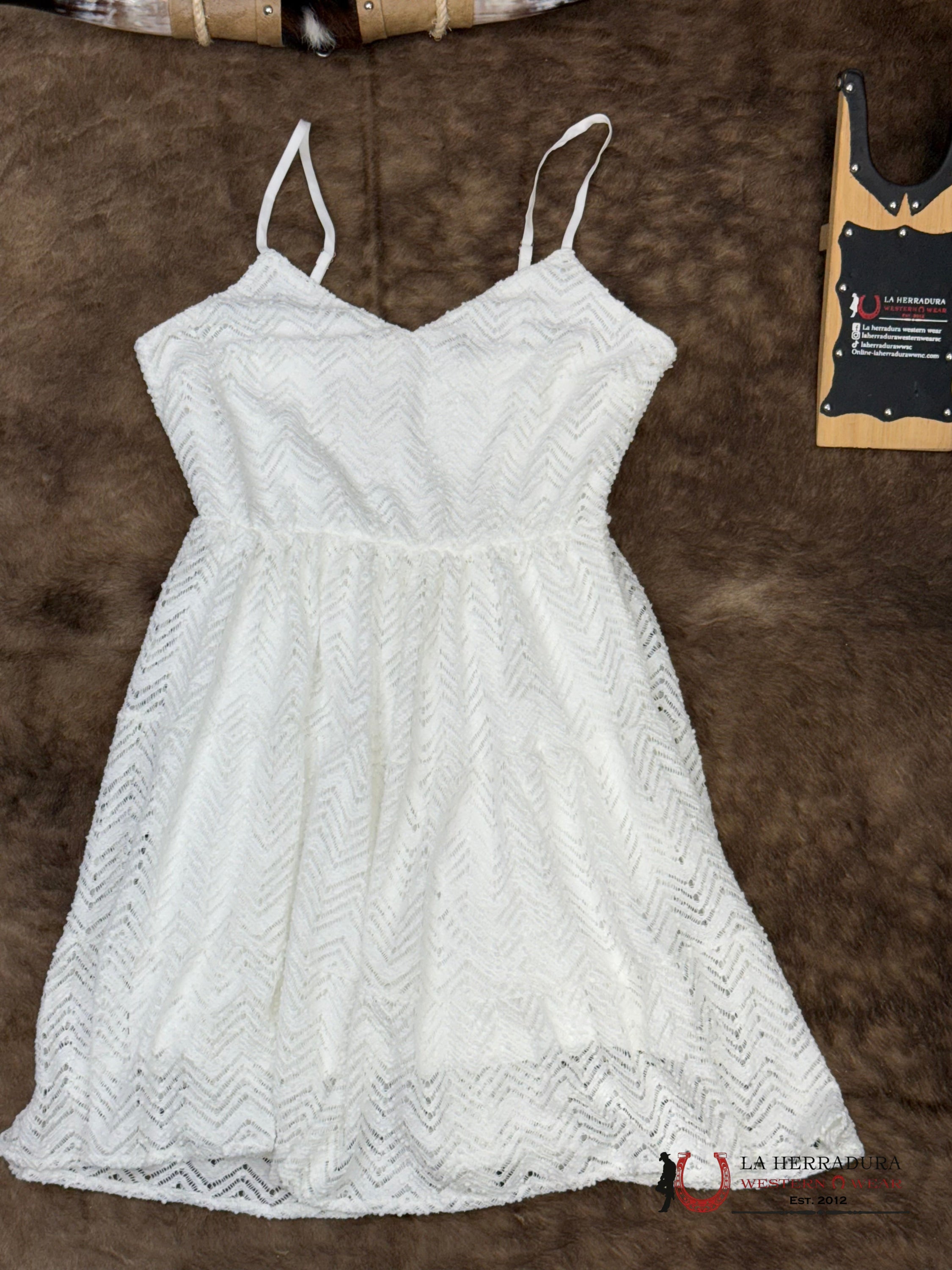 WRANGLER Tank White Dress - 5086 ROPA MUJERES