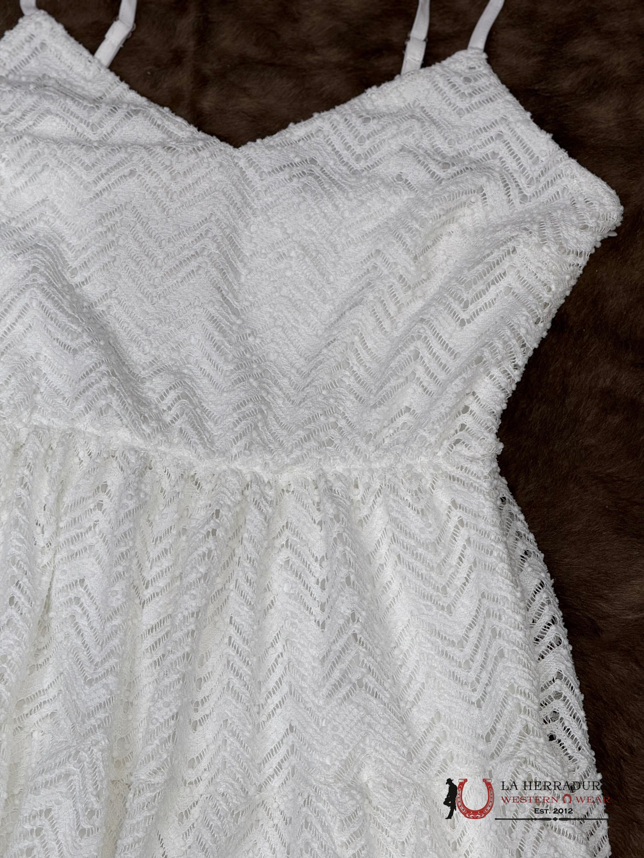 WRANGLER Tank White Dress - 5086 ROPA MUJERES