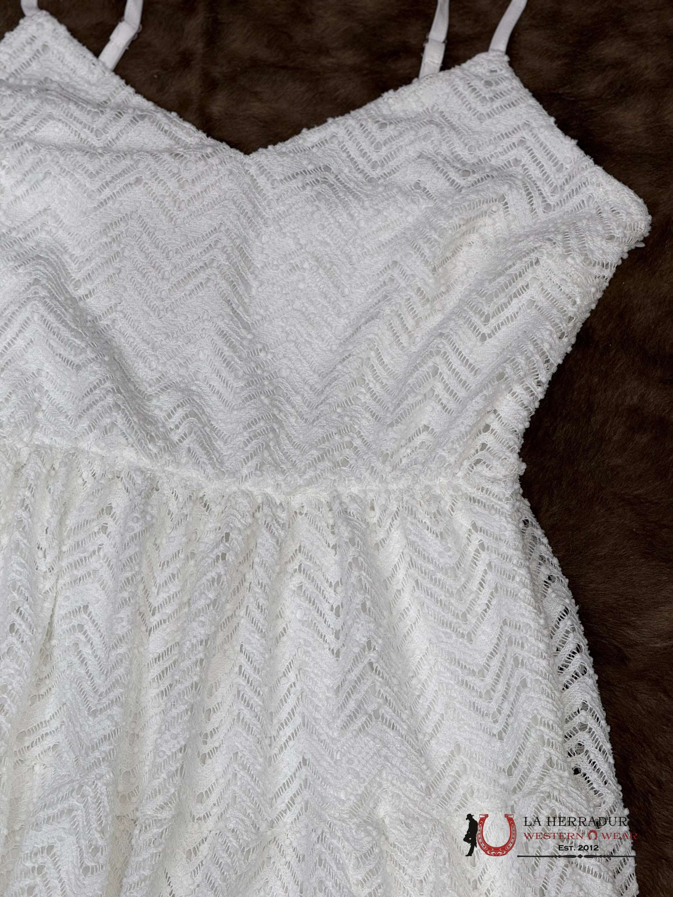 WRANGLER Tank White Dress - 5086 ROPA MUJERES
