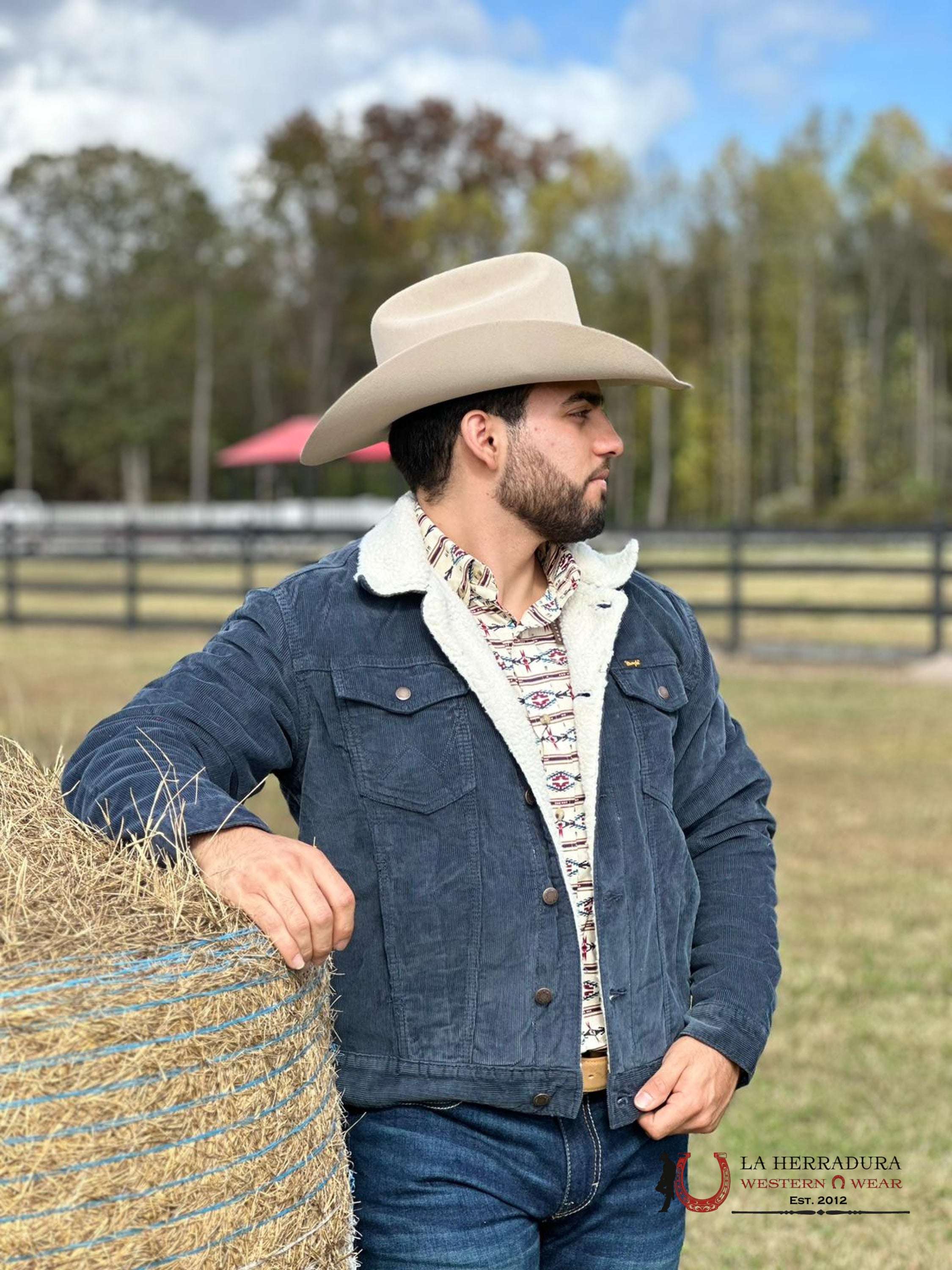 Wrangler Traditional Lined Ombre Blue Ropa Hombres