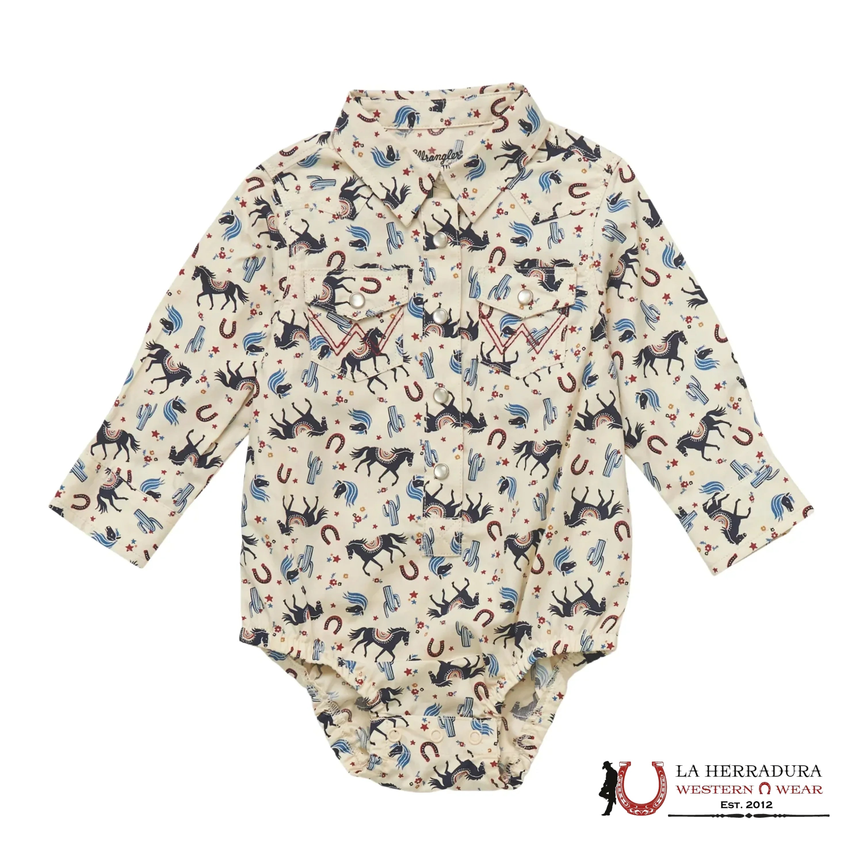 WRANGLER WHITE WITH COWBOY PRINTS 112353050 NIÑOS