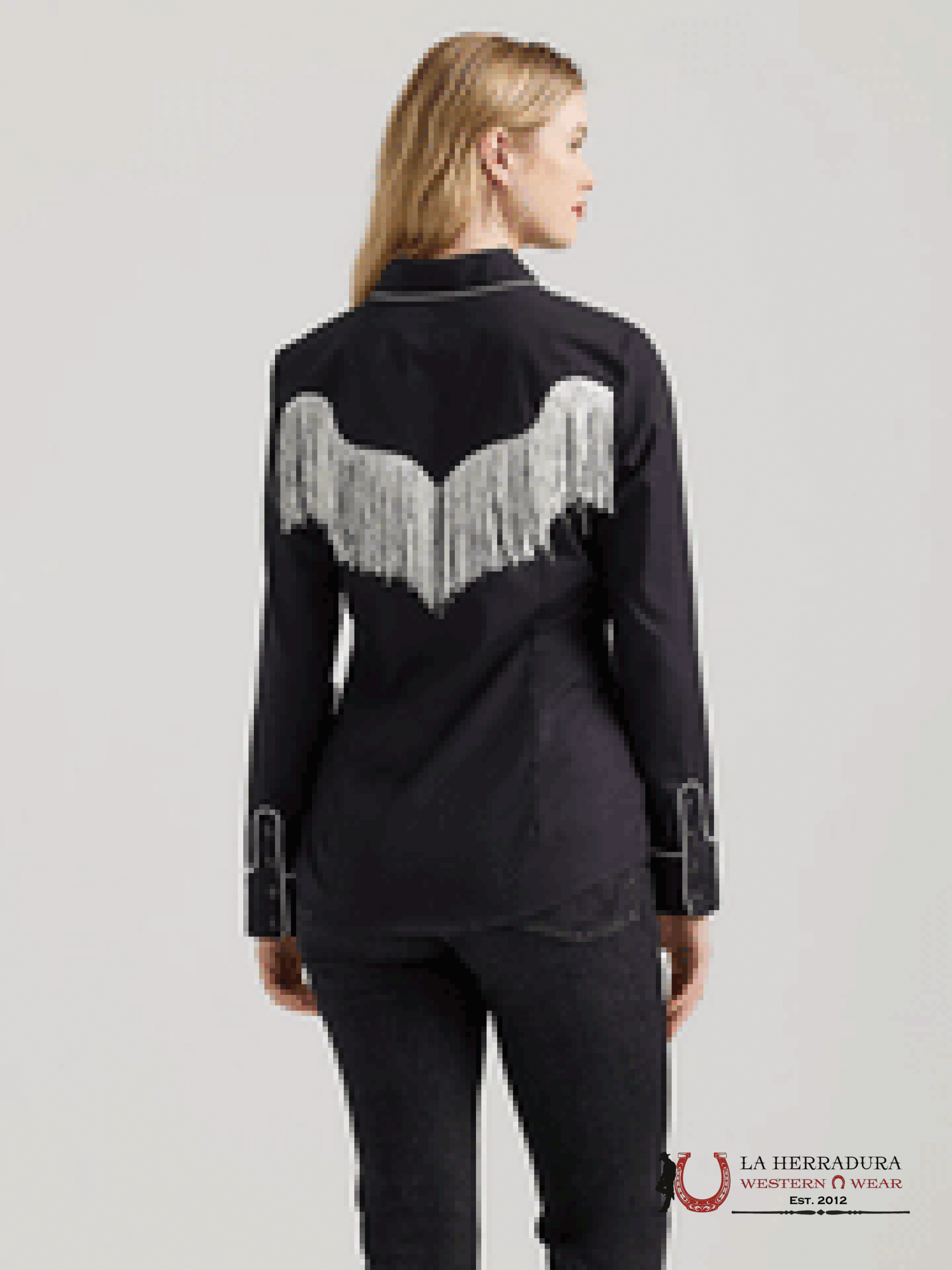 WRANGLER WOMEN BLACK WITH FRINGES 112356678 ROPA MUJERES