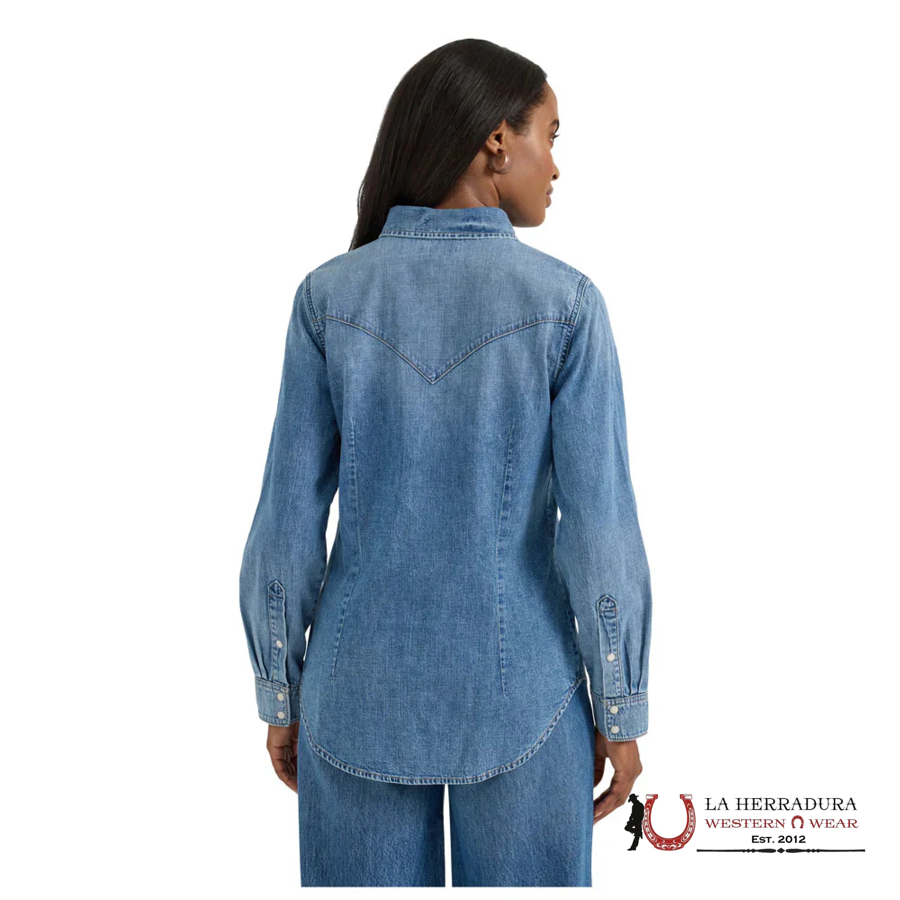 WRANGLER WOMEN Long Sleeve Jean Shirt 112360739 ROPA MUJERES