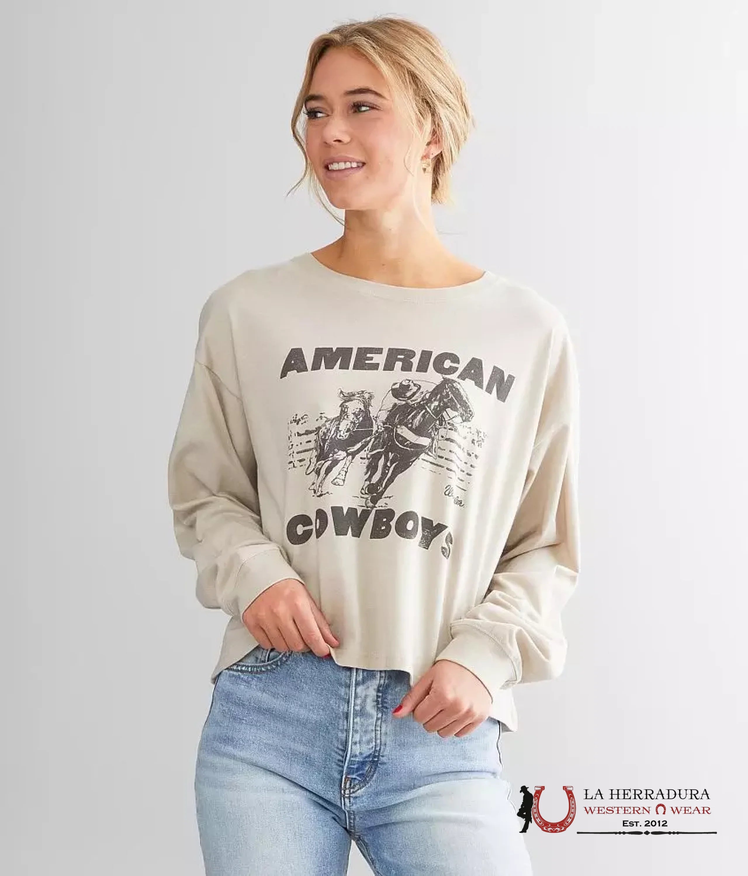 WRANGLER WOMEN RETRO LONG SLEEVE SHIRT HORSES 112318888 ROPA MUJERES