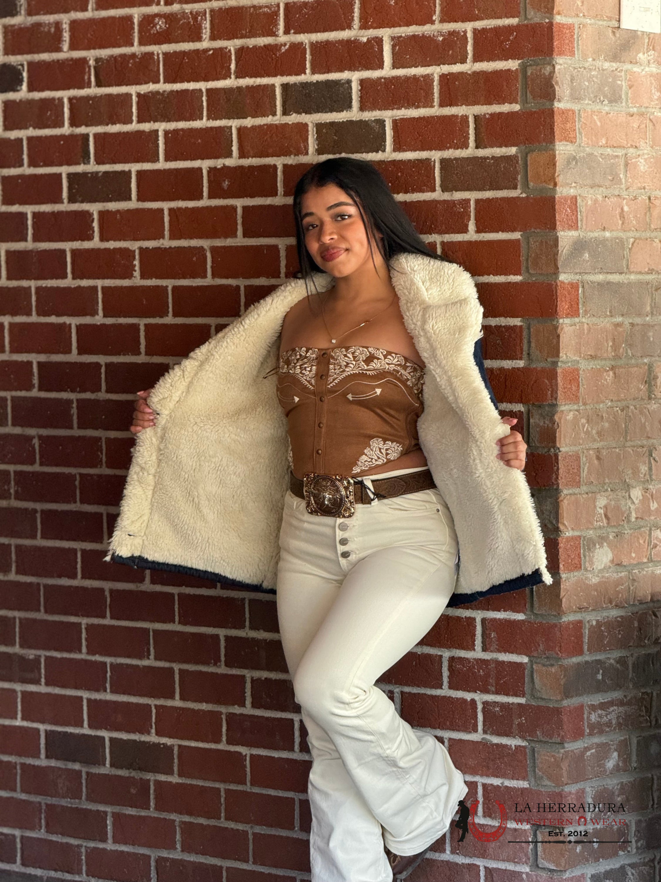 Wrangler Womens Sherpa Denium Jacket Ropa Mujeres