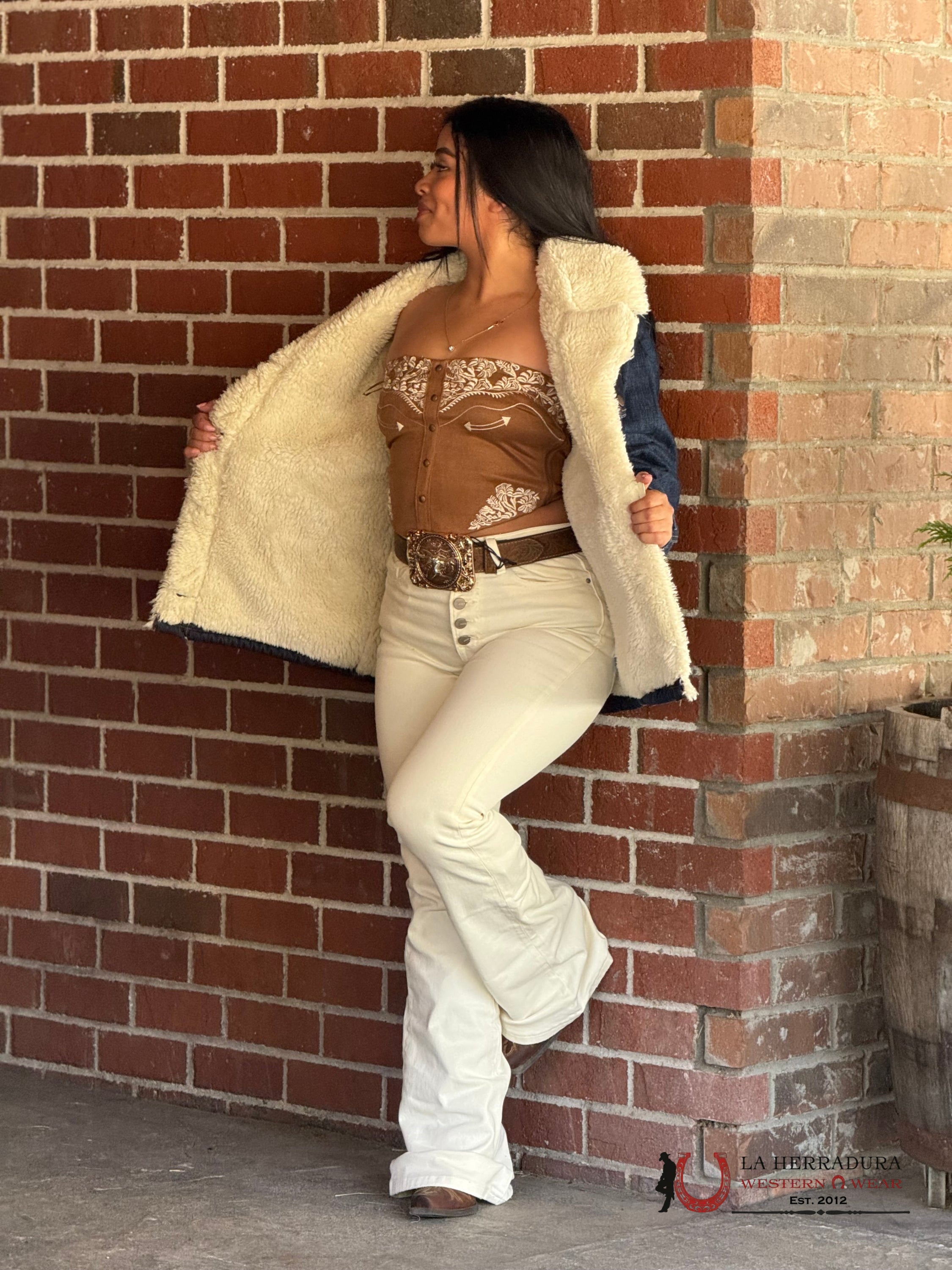 Wrangler Womens Sherpa Denium Jacket Ropa Mujeres