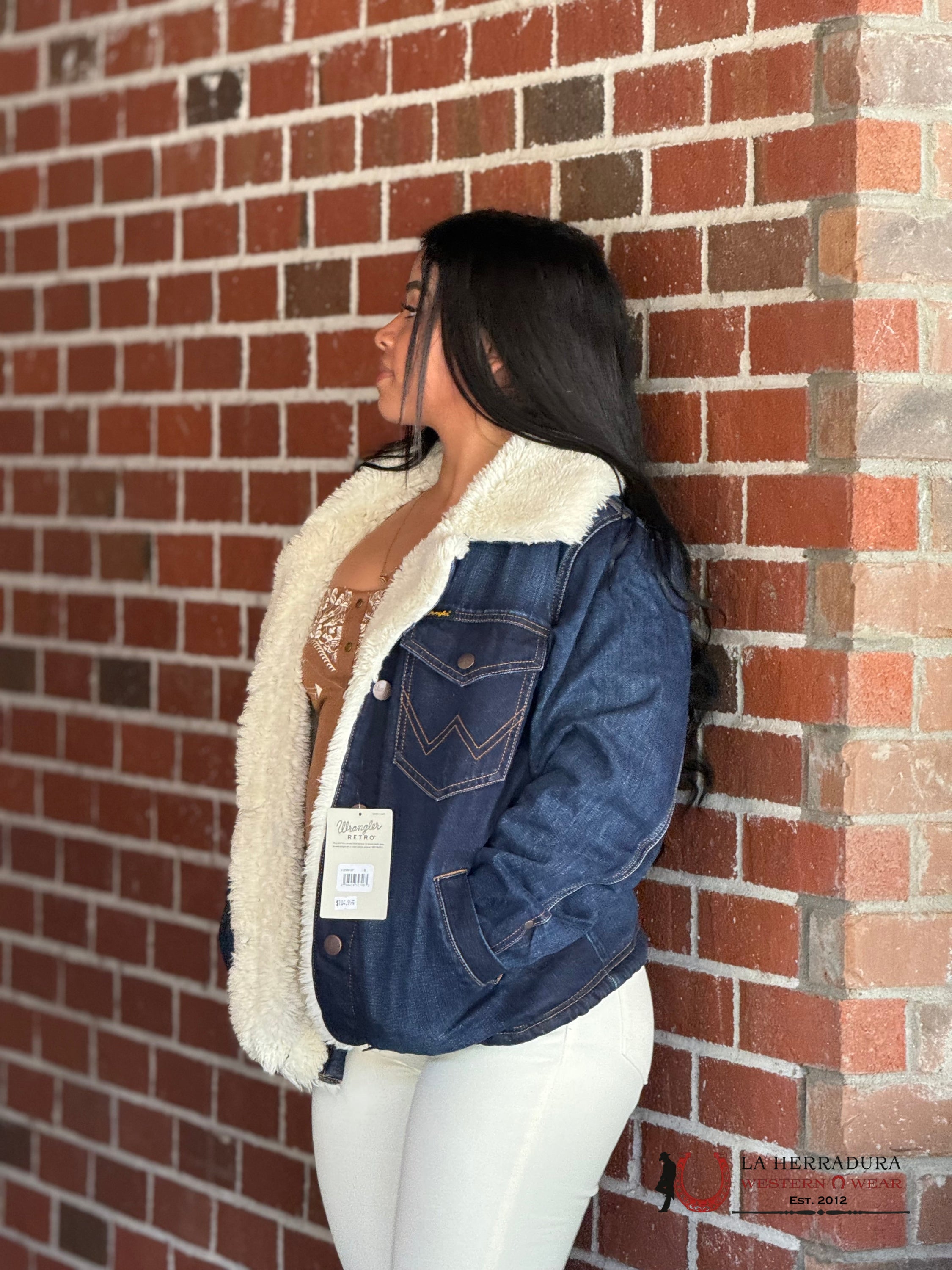 Wrangler Womens Sherpa Denium Jacket Ropa Mujeres
