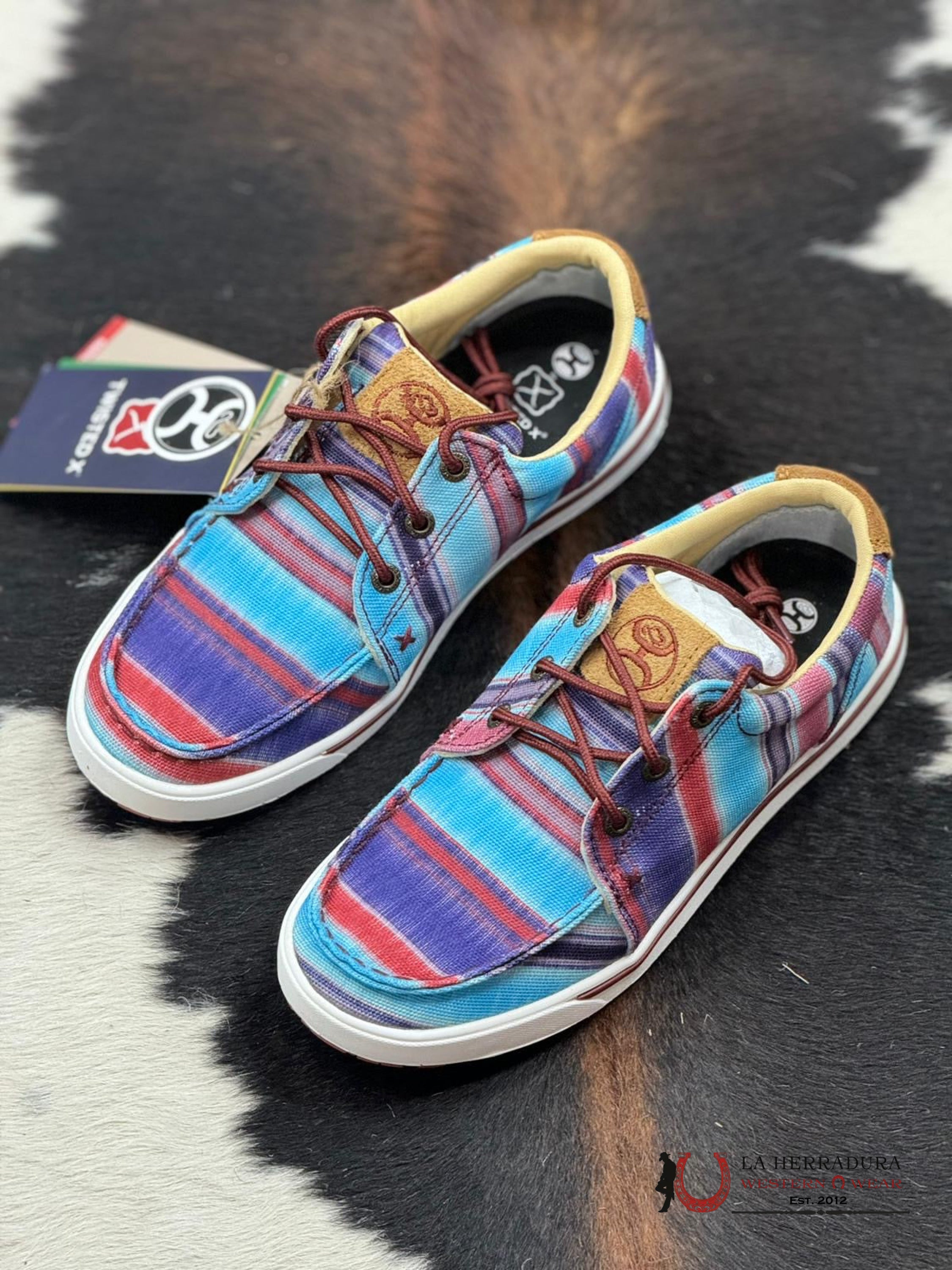 Zapatos Hooey Loper Twisted X Blue Multi Mujeres