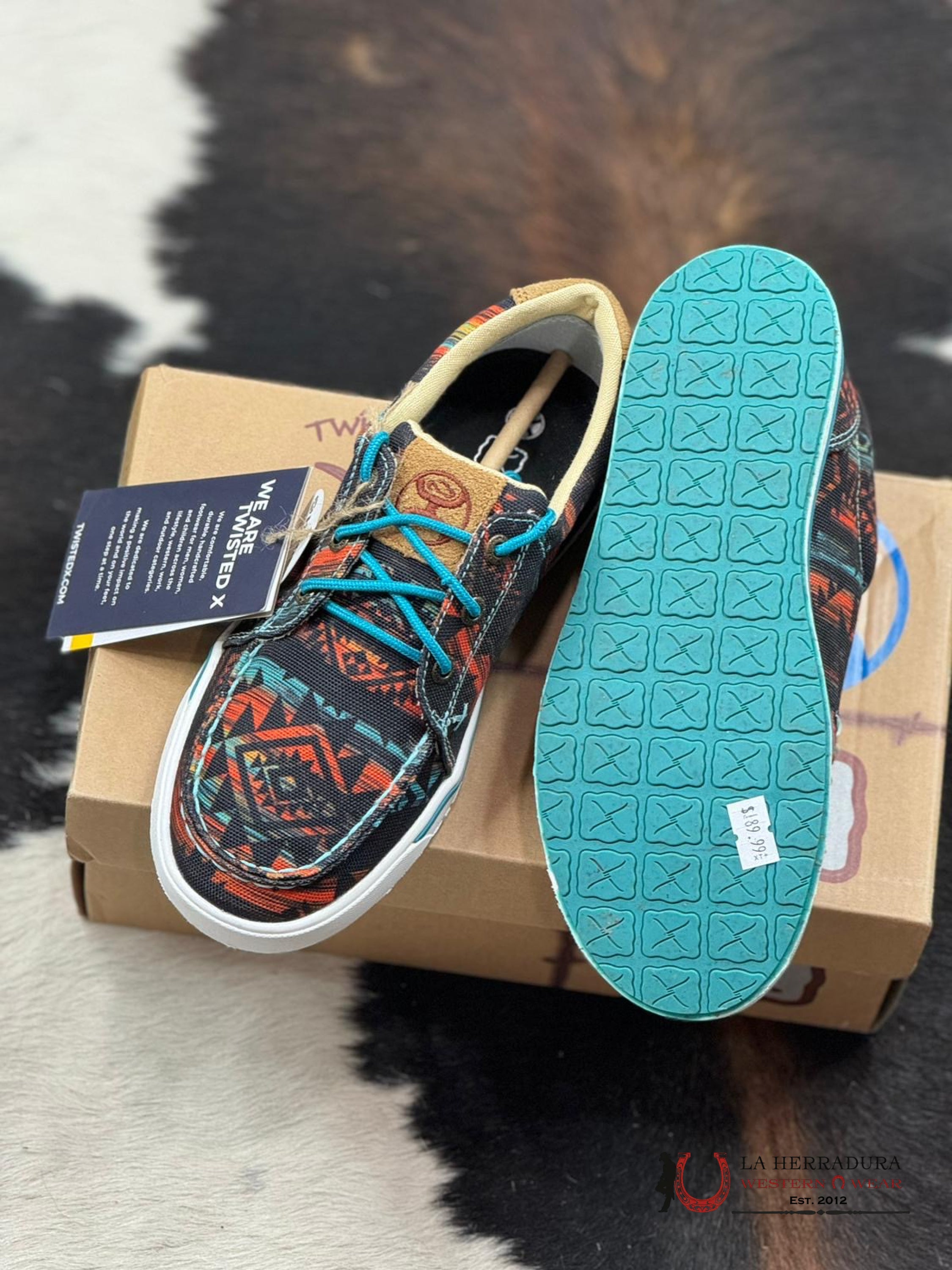Zapatos Hooey Loper & Twisted X Midnight Aztec Mujeres