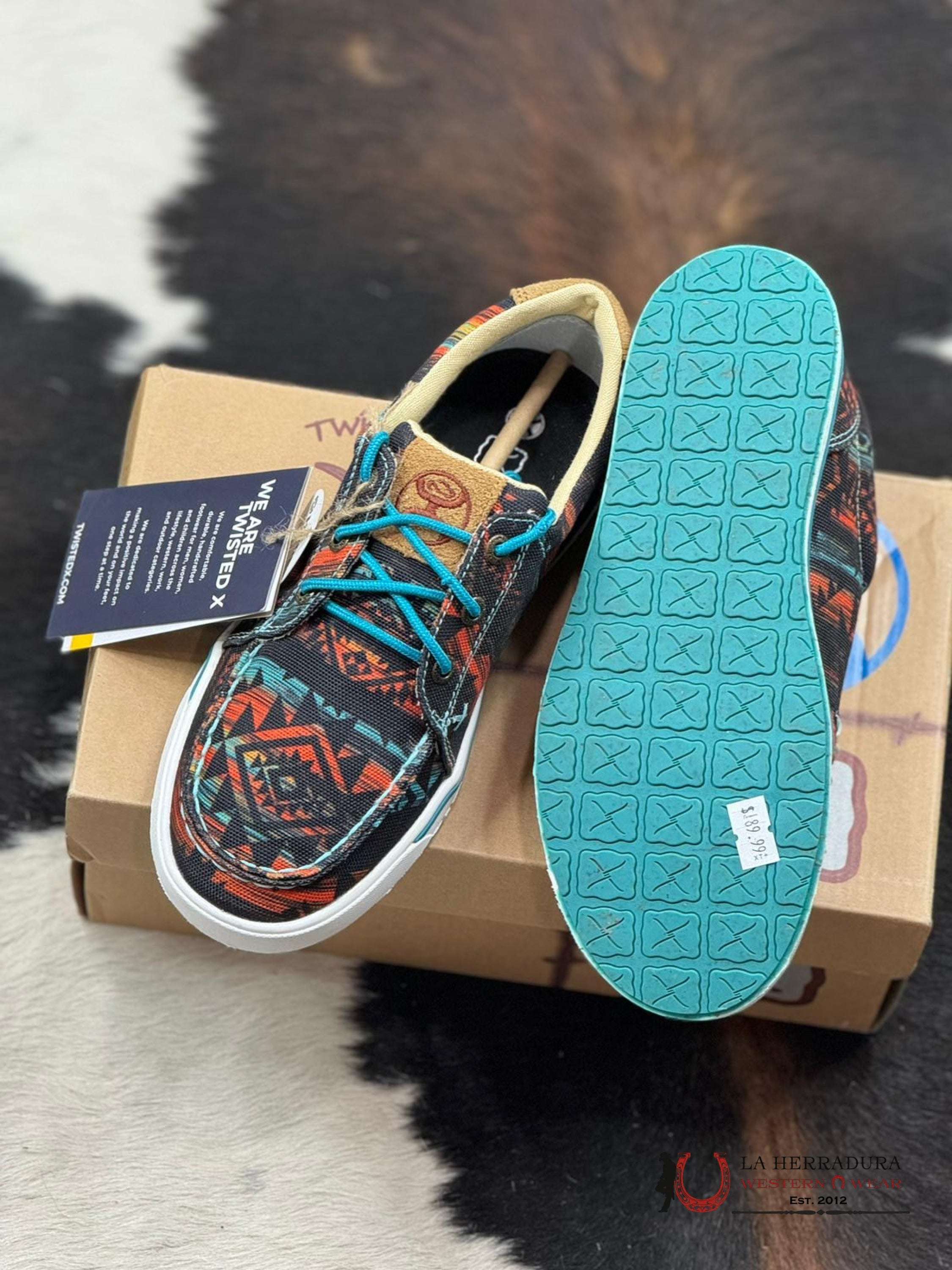 Zapatos Hooey Loper & Twisted X Midnight Aztec Mujeres