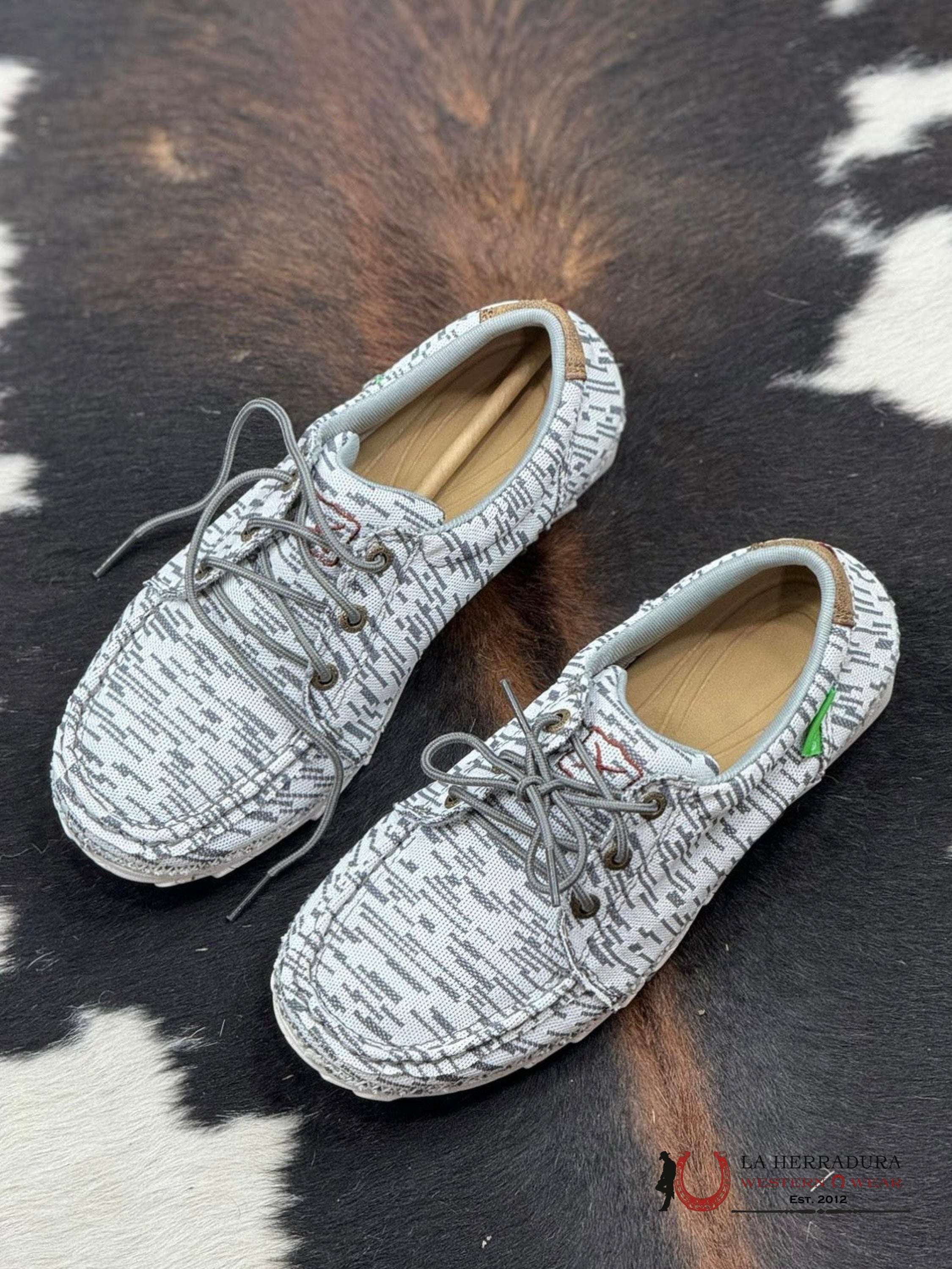 Zapatos Twisted X Zero White Grey Mujeres