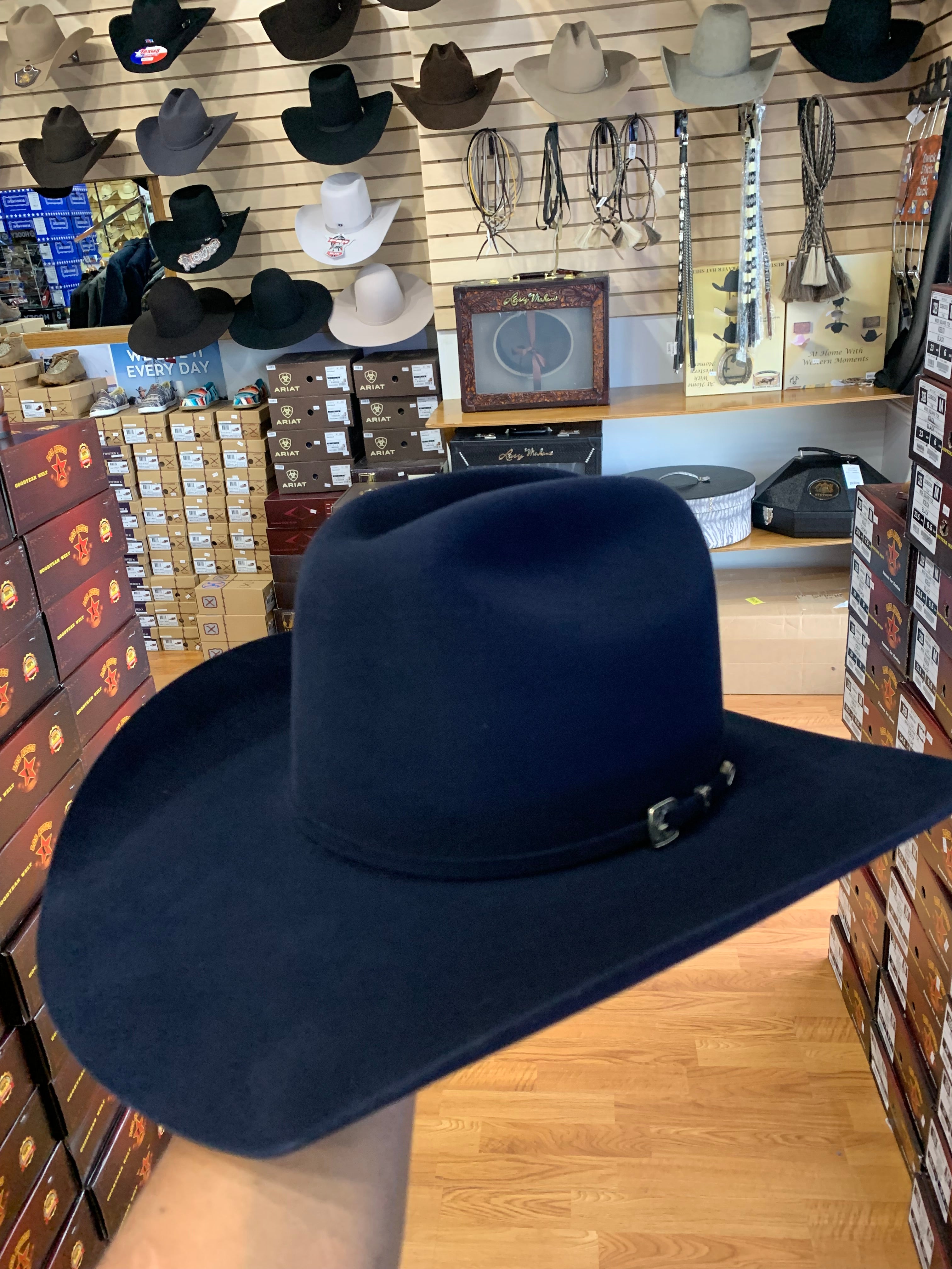 MIGHNIGHT BLUE – COWBOY AMERICAN HAT 100X HAT