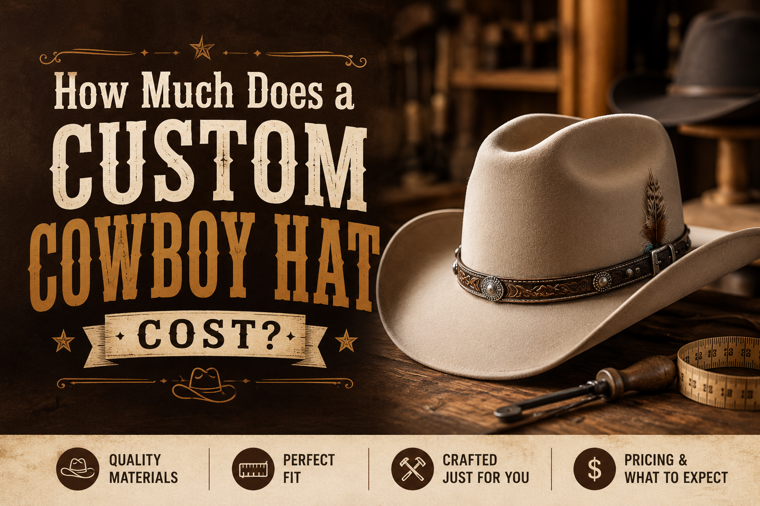 How Much Does a Custom Cowboy Hat Cost?