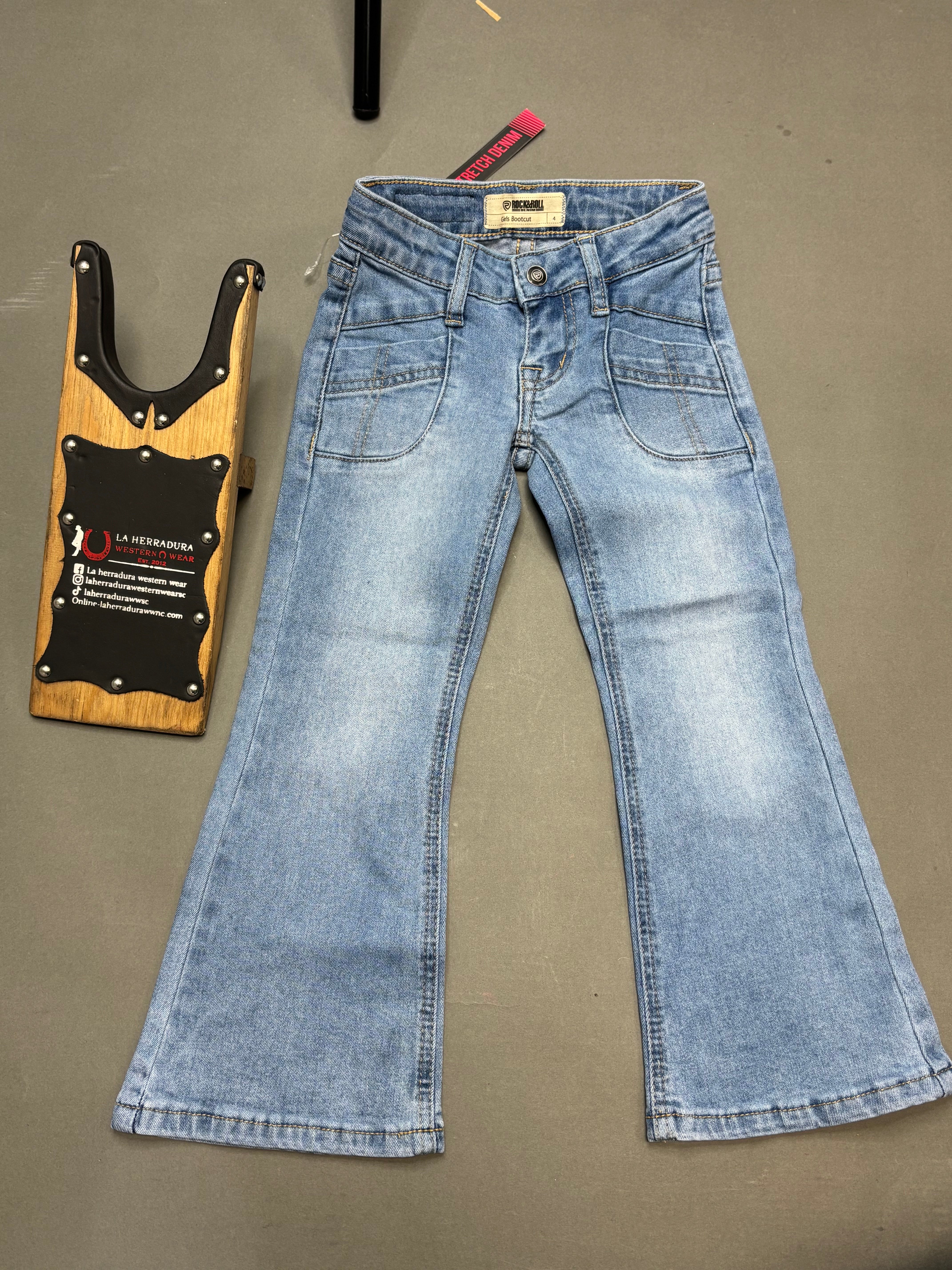 Rock&Roll Girls Denim Bootcut Light Wash