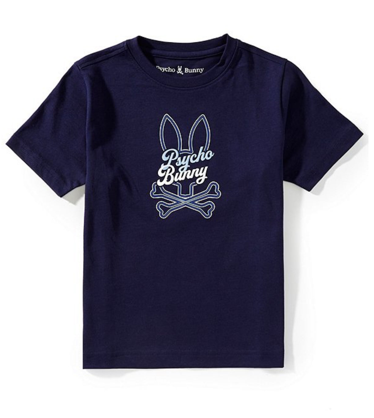 PSYCHO BUNNY KIDS GARRET GRAPHIC TEE EVENING BLUE KT0200025