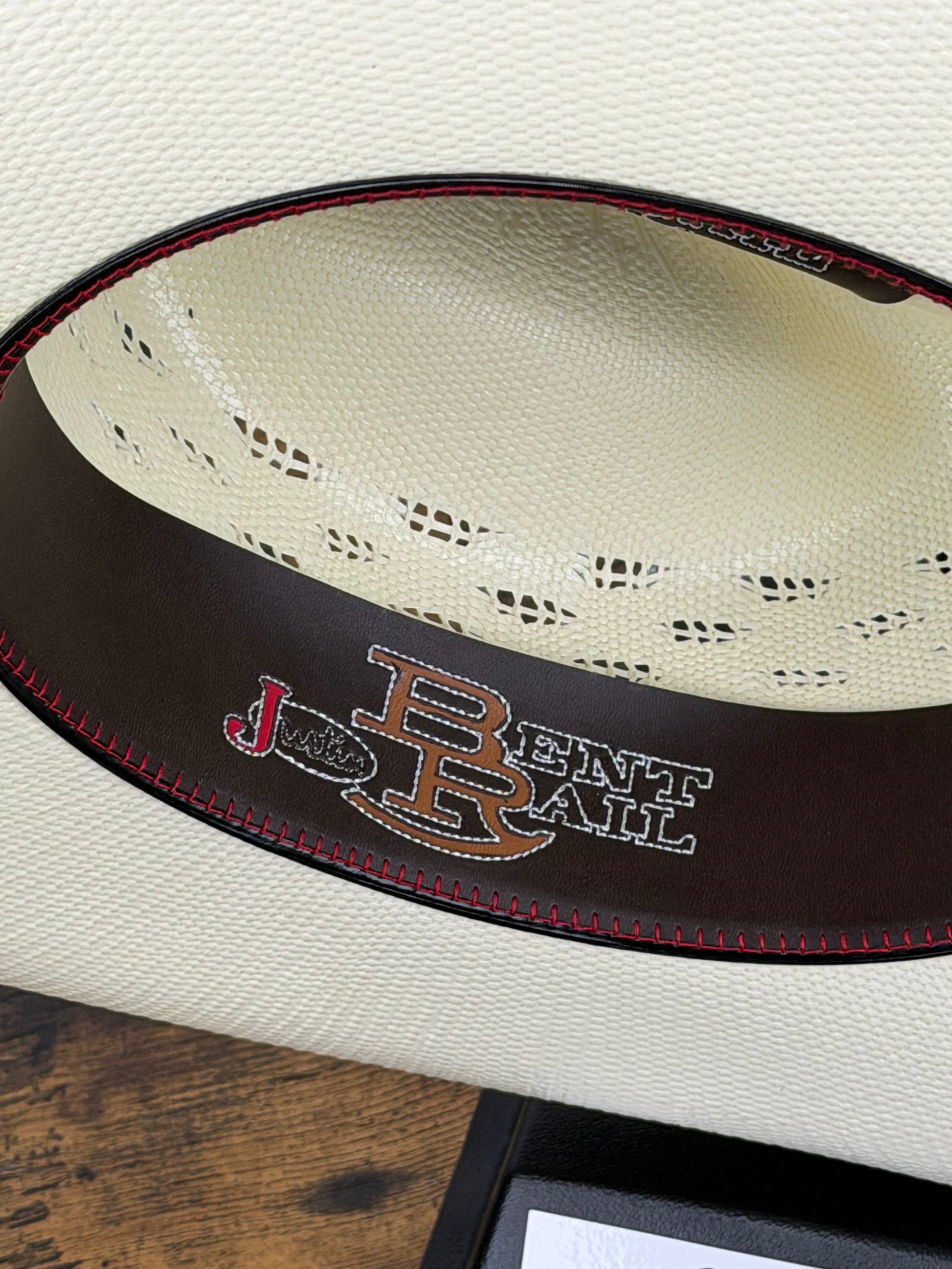 JUSTIN FALCON IVORY STRAW HAT JS4256FLCN44