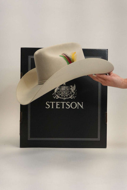 VIENTRE STETSON 10X SHASTA PLATA