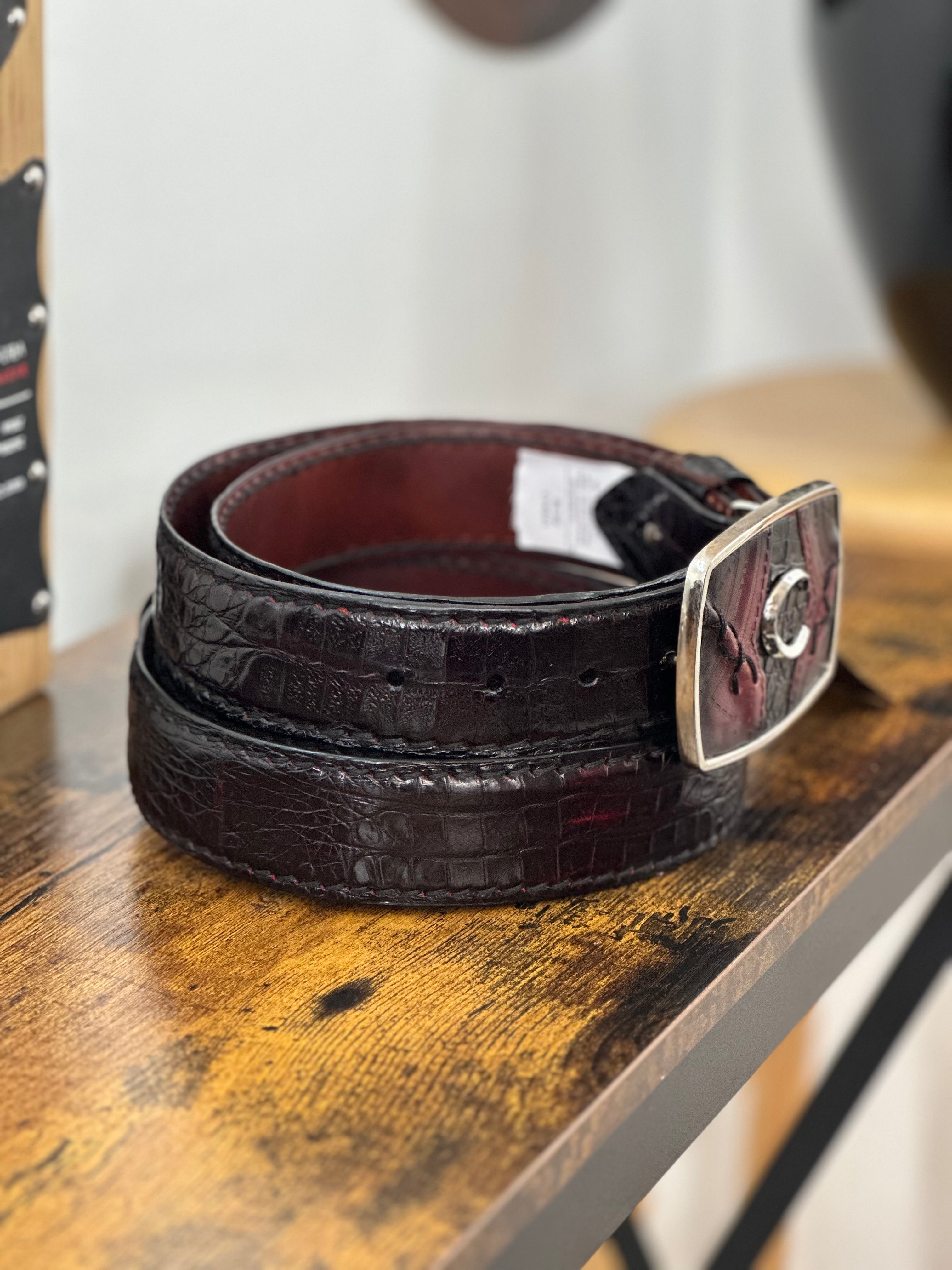 CUADRA FUSCUS LOMO BELLY COMPLETE BLACK CHERRY BELT