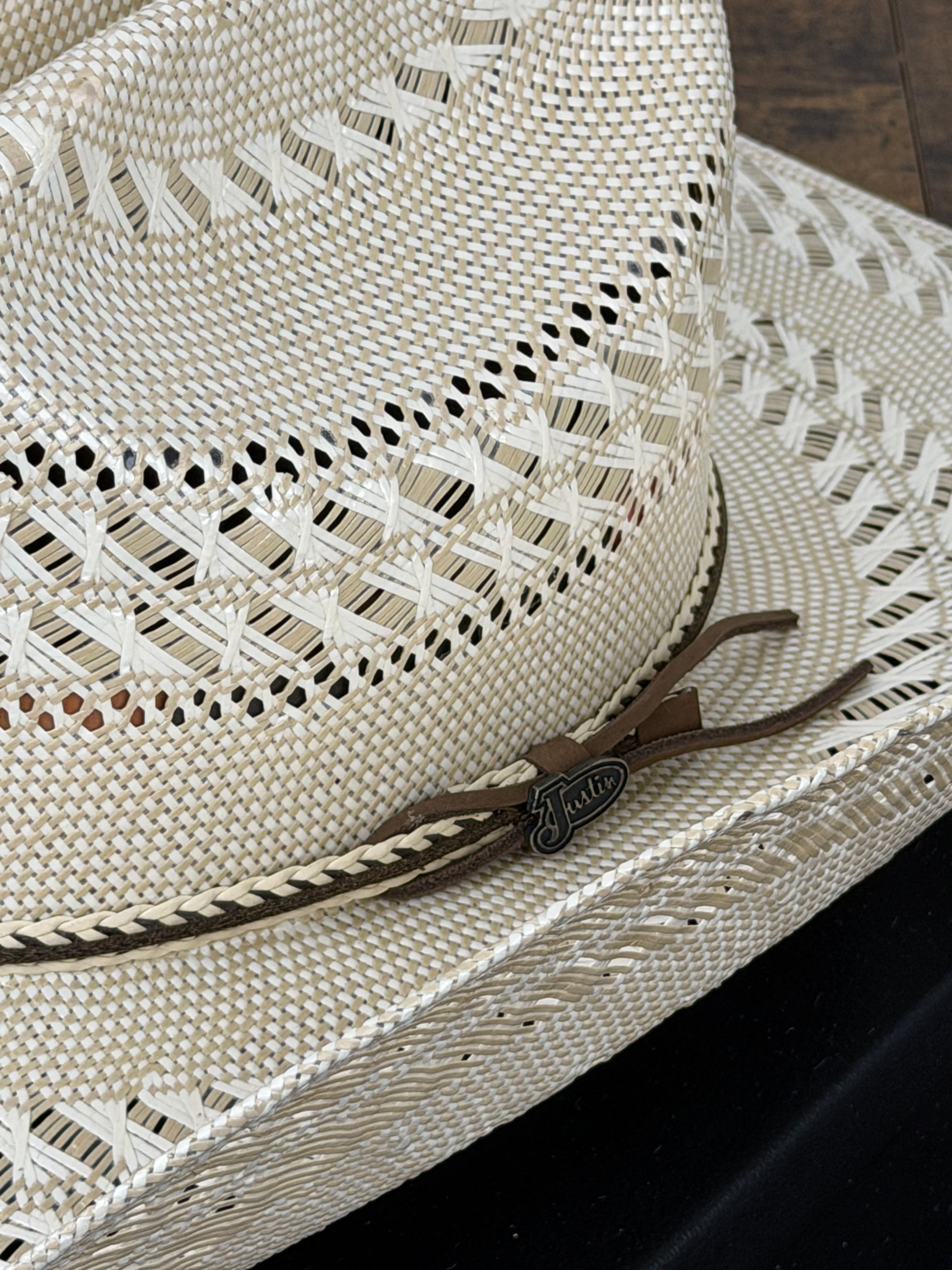 JUSTIN GARRETT TNIVY 4 1/2 STRAW HAT JS2556GRET44