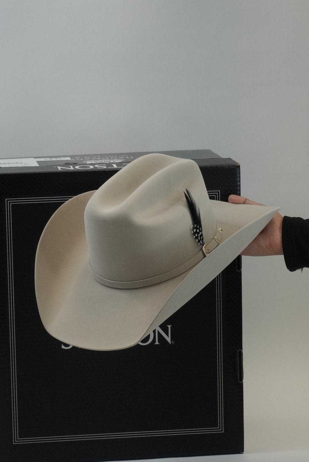 GORRO COWBOY STETSON EL PATRON 30X MIST GREY