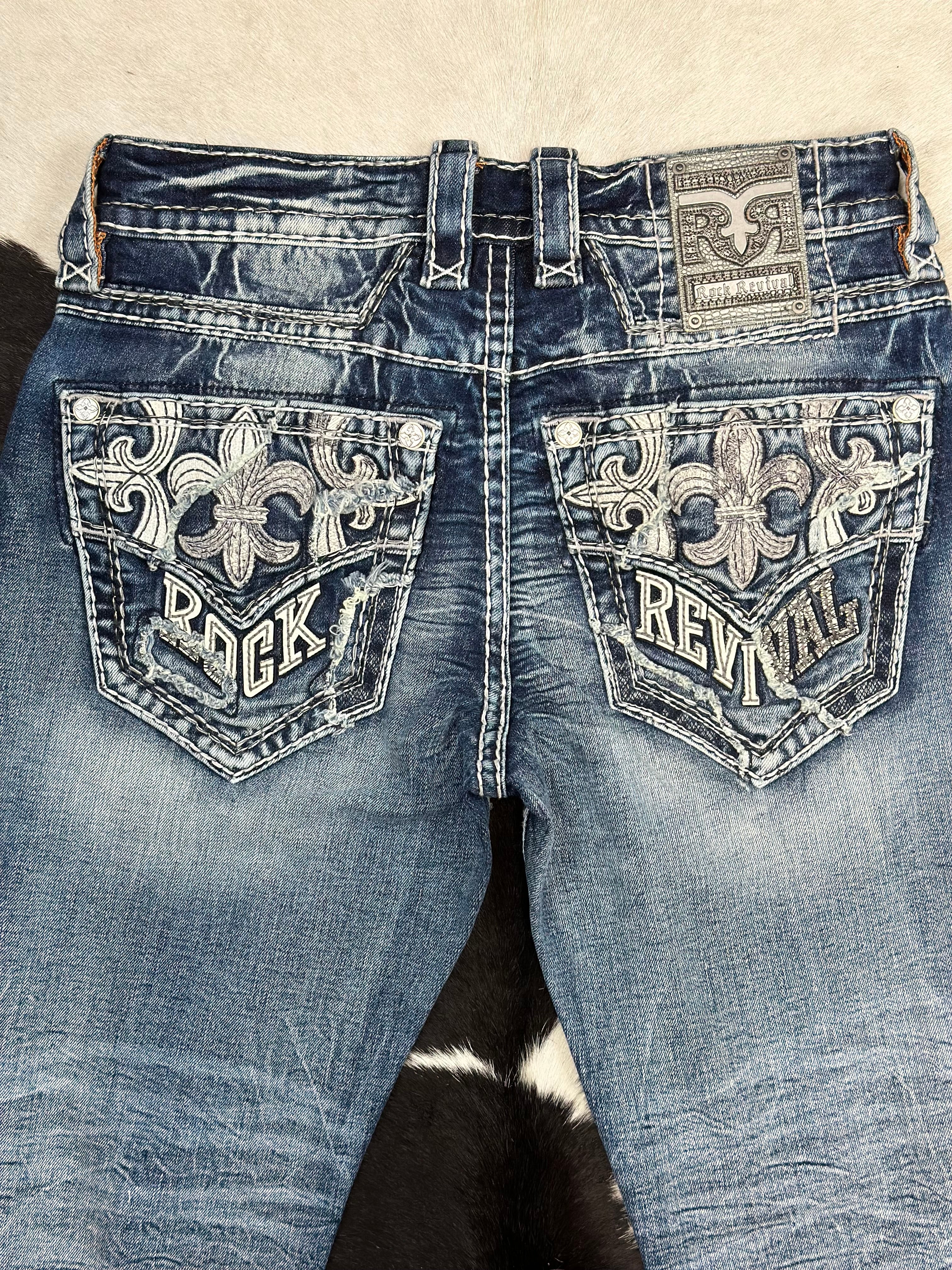 ROCK REVIVAL ZEKE STRAIGHT JEAN