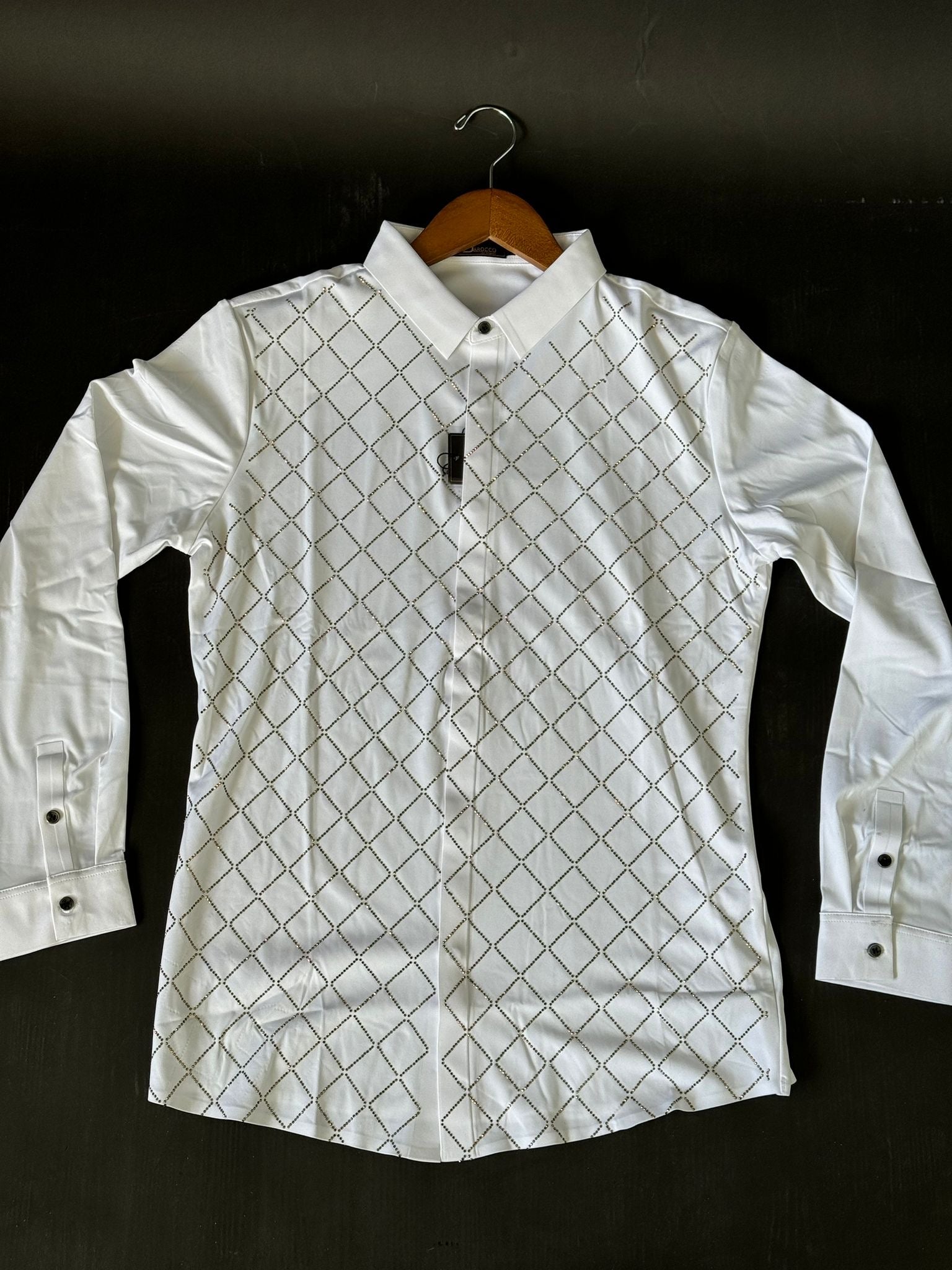 BAROCCO WHITE GOLD LONG SLEEVE SHIRT