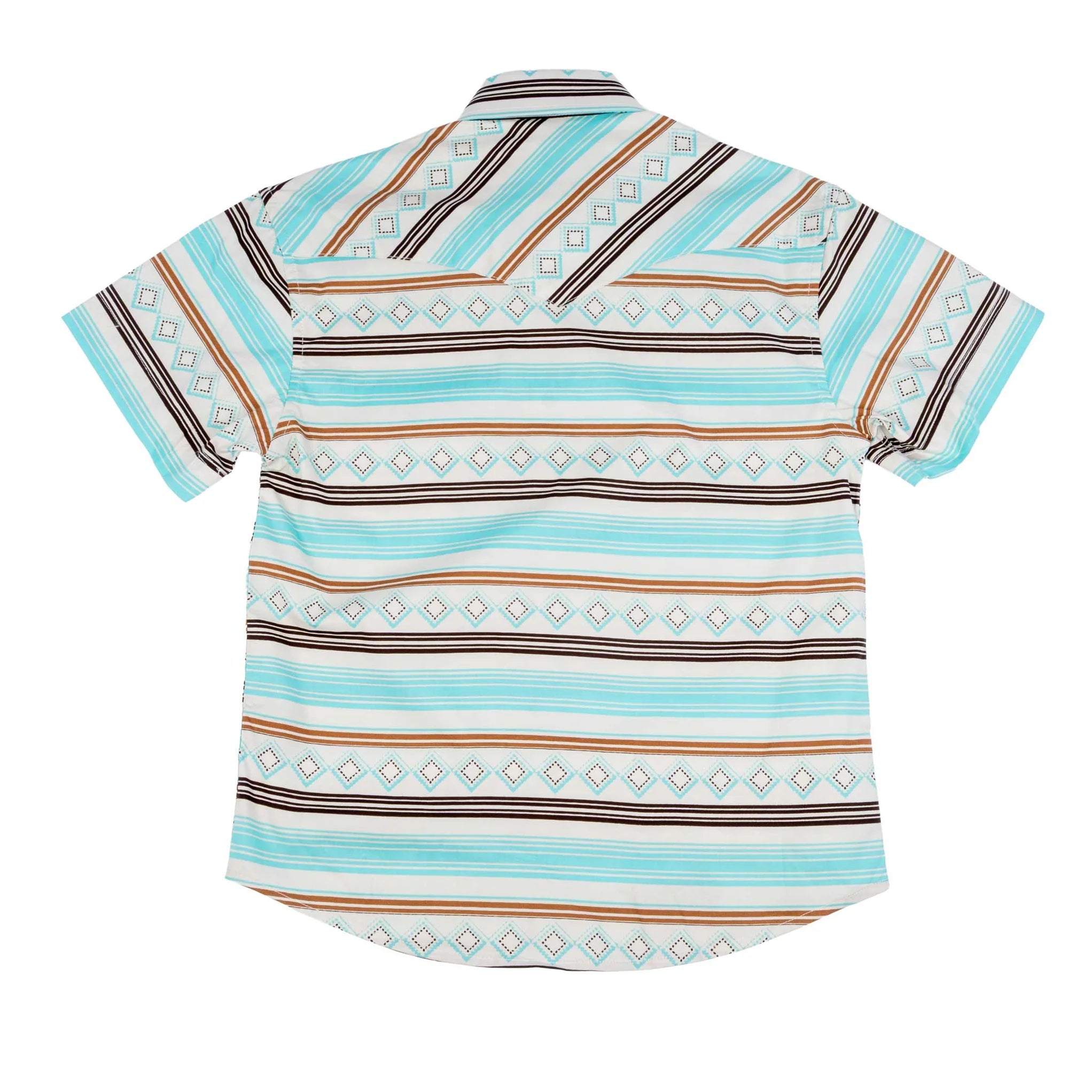 ROCK & ROLL BOYS STRIPE PRINTED TEAL - BBN3S08654
