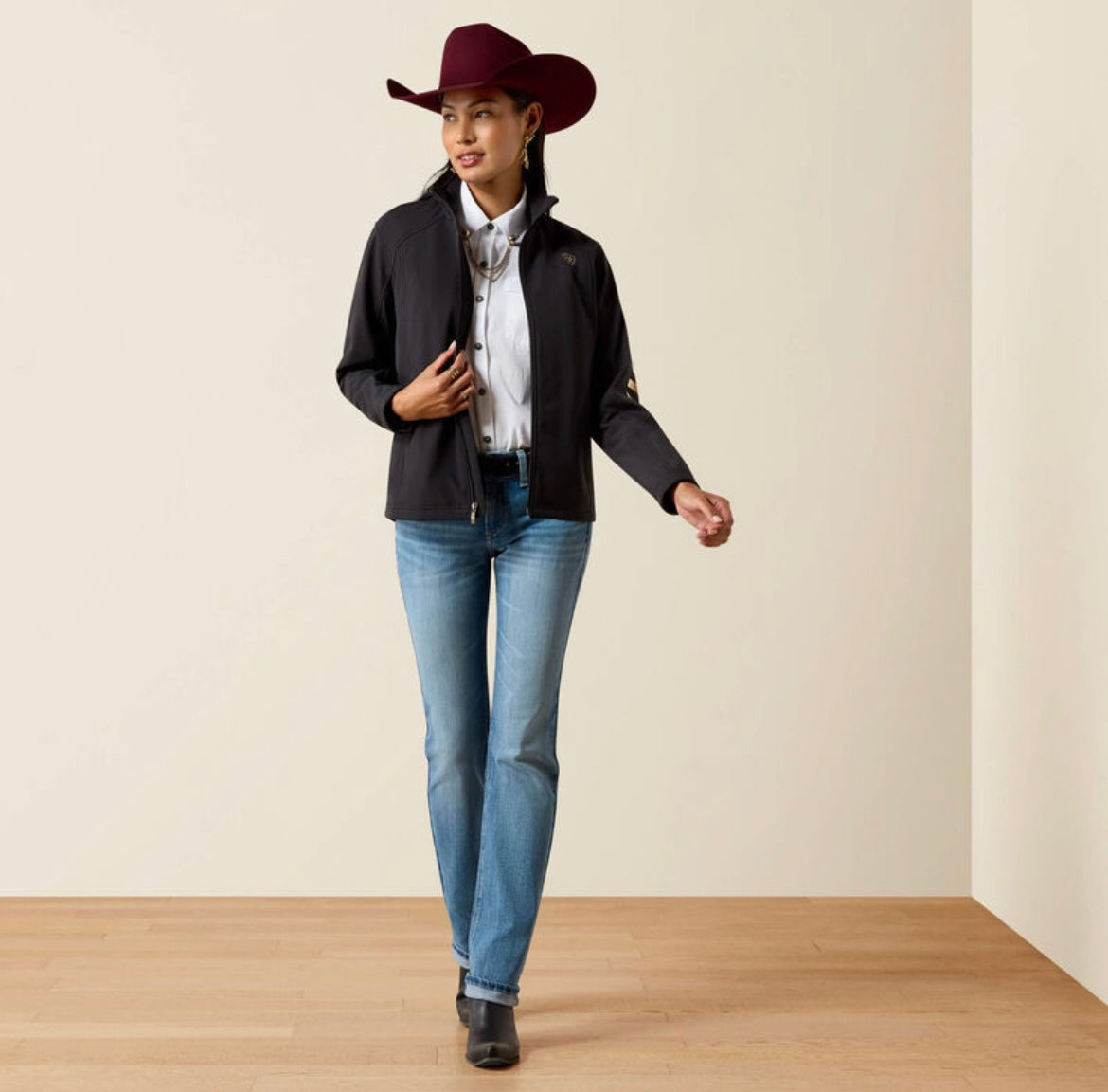 ARIAT WOMEN JACKET BLACK/STONEWALL 10079893