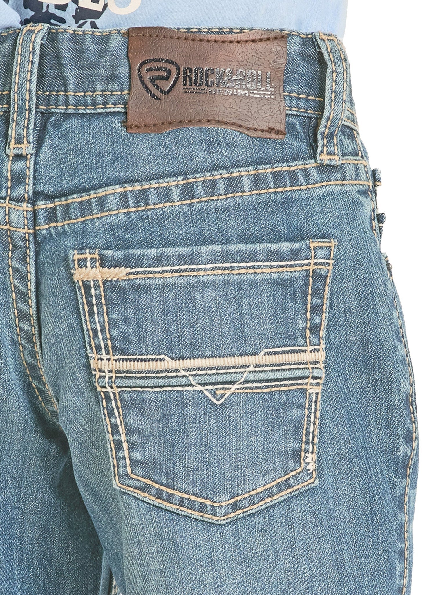 ROCK&ROLL MEDIUM VINTAGE BB GUN LADDER STITCH BOYS BB0BD08577
