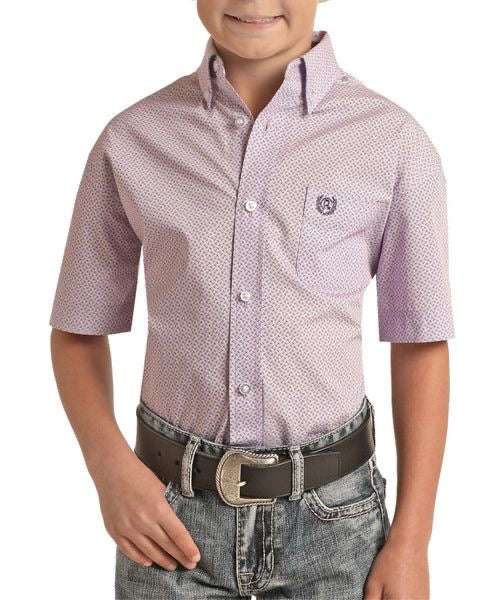 CAMISA PANHANDLE KIDS VIOLETA - PSBS1DR0M3