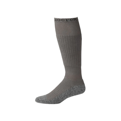 BOOT DOCTOR MENS GREEN & GREY OVER THE CALF SOCKS - 0498206