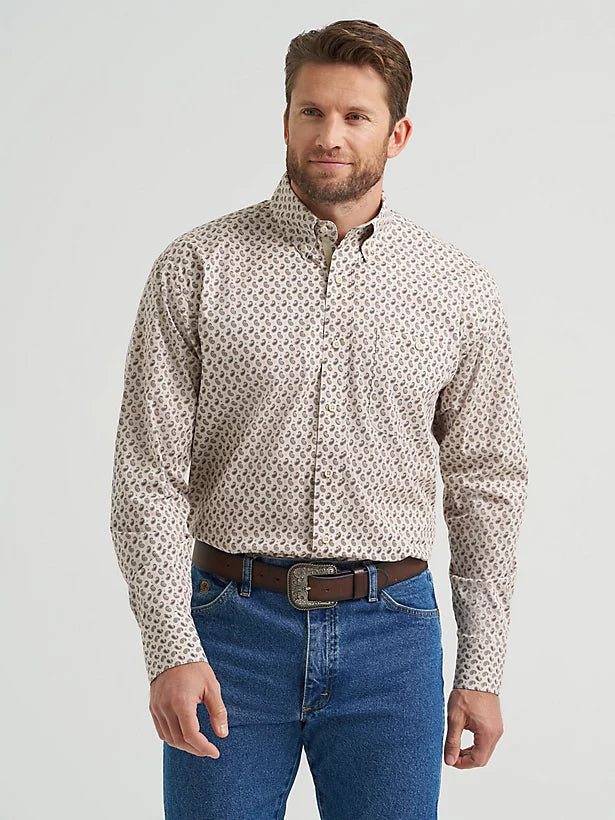 WRANGLER MEN GEORGE STRAIT LS SHIRT -112369580