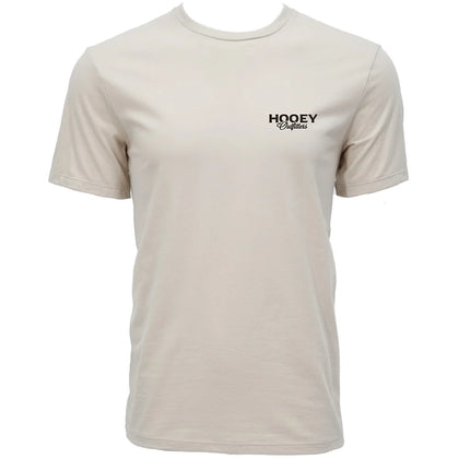 MEN HOOEY T-SHIRT CREAM CREW NECK WITH BIRD DOG LOGO ON BACK- HT2614CR