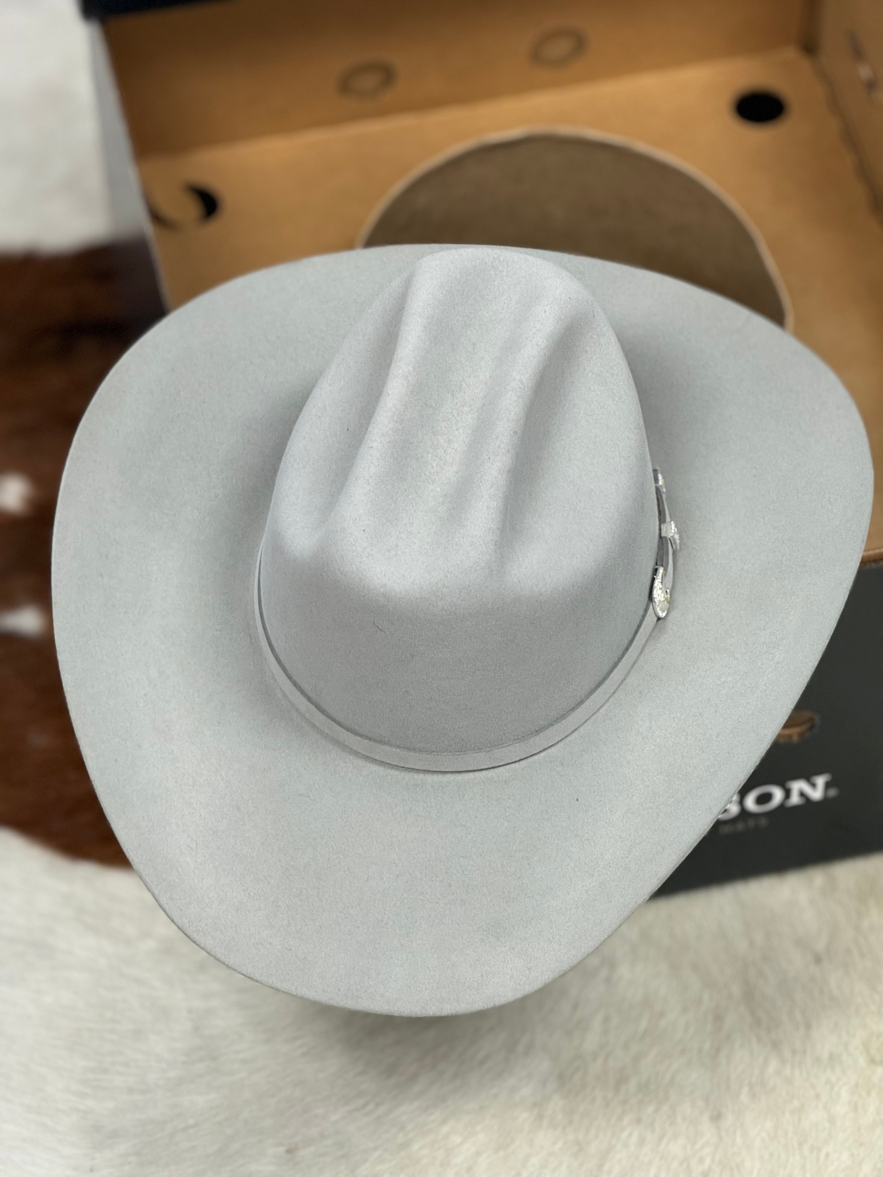 GORRO COWBOY STETSON EL PATRON 30X MIST GREY