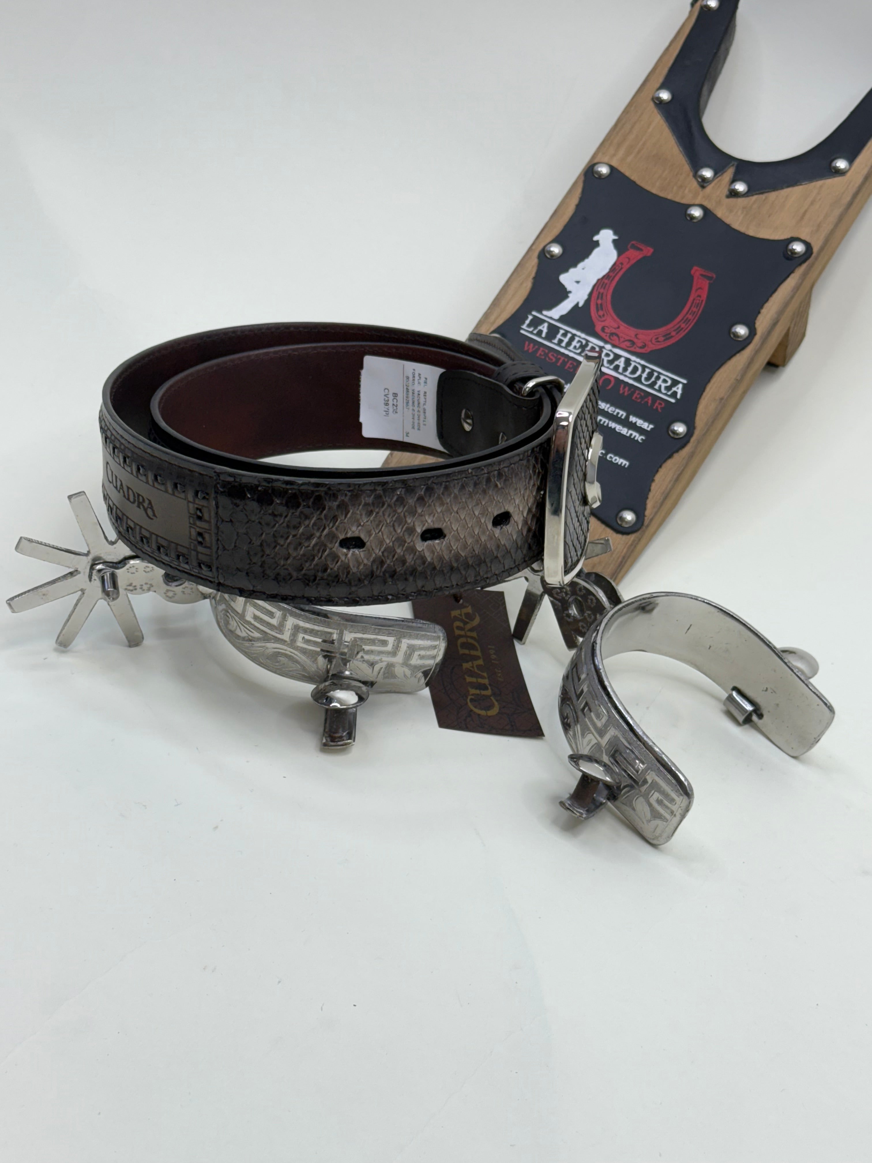 CUADRA PITON BELLY VERONA BELT