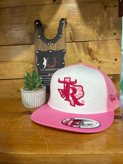 GORRA SNAPBACK TEXAS RANCH BLANCO/ROSA 1.5