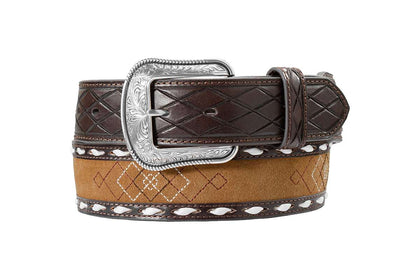Cinturón Ariat 3D Tan Diamond Stitch Marrón D100020802