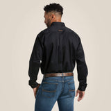 ARIAT Solid Twill Classic Fit Shirt Black