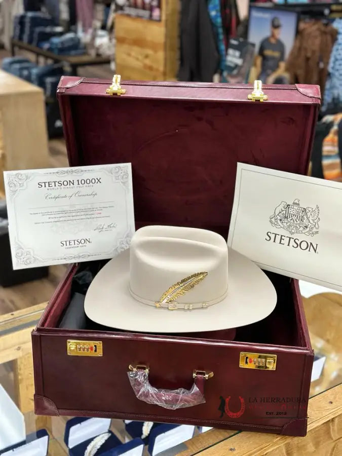 1000X Stetson El Diamante Silver Belly Tejana