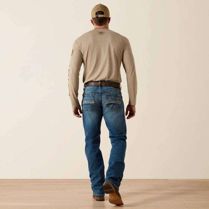 ARIAT MEN JEAN M2 TRADITIONAL RELAXED BOOT CUTE FARGO - 10026664