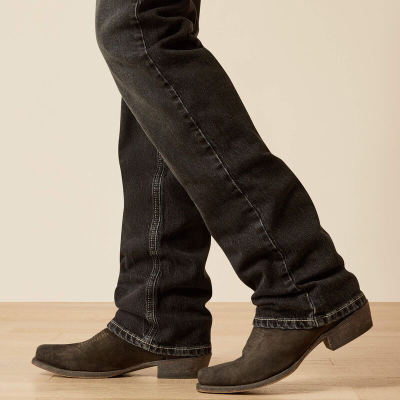 M7 EBONY Black Slim Onyx Straight Leg Jeans