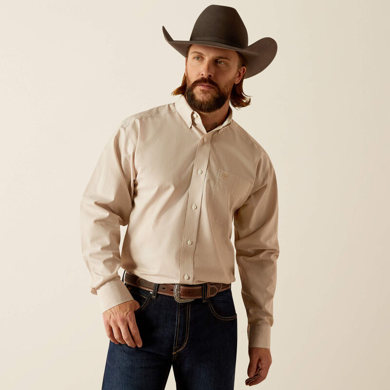 ARIAT CLASSIC WT GRAYSEN GOLD LONG SLEEVE SHIRT