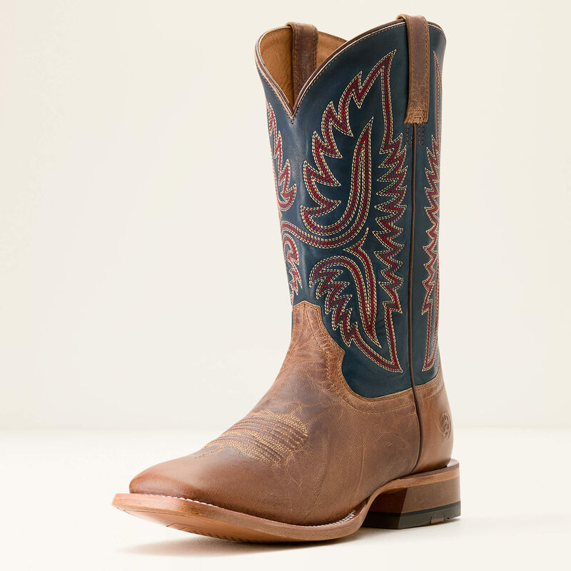 BOTAS CUADRA ESTILO RODEO AVESTRUZ BLACKCHERRY LASER &amp; BORDADO S