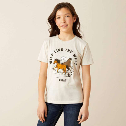 ARIAT HORSE TSHIRT NIÑA BREZO NATURAL 10063752
