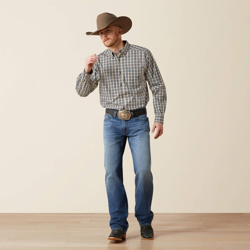 ARIAT MEN BLACK PRO TEX LS SHIRT-10065775