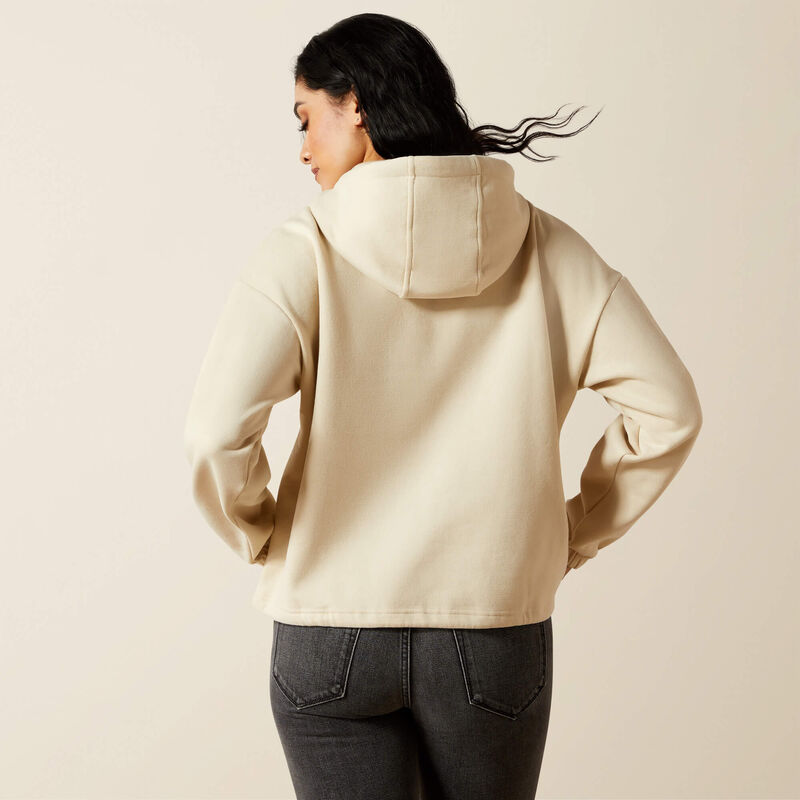 ARIAT WOMENS ESSENTIAL HOOD OYSTER GREY -10065939