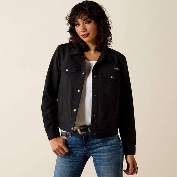 ARIAT WOMENS WAGONER LIGHTWEIGHT JACKET BLACK 10071122